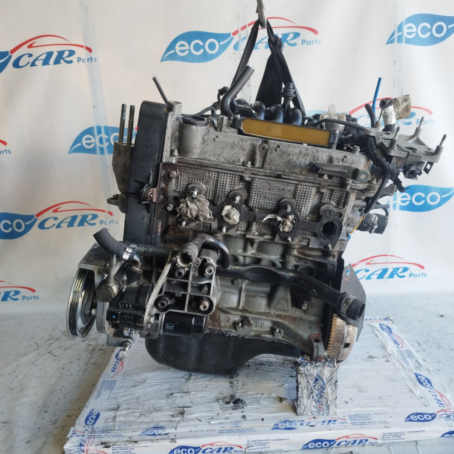 Engine Fiat Fiorino 1.4 B 8V 2010 code: 350A1000 ecoAC9723