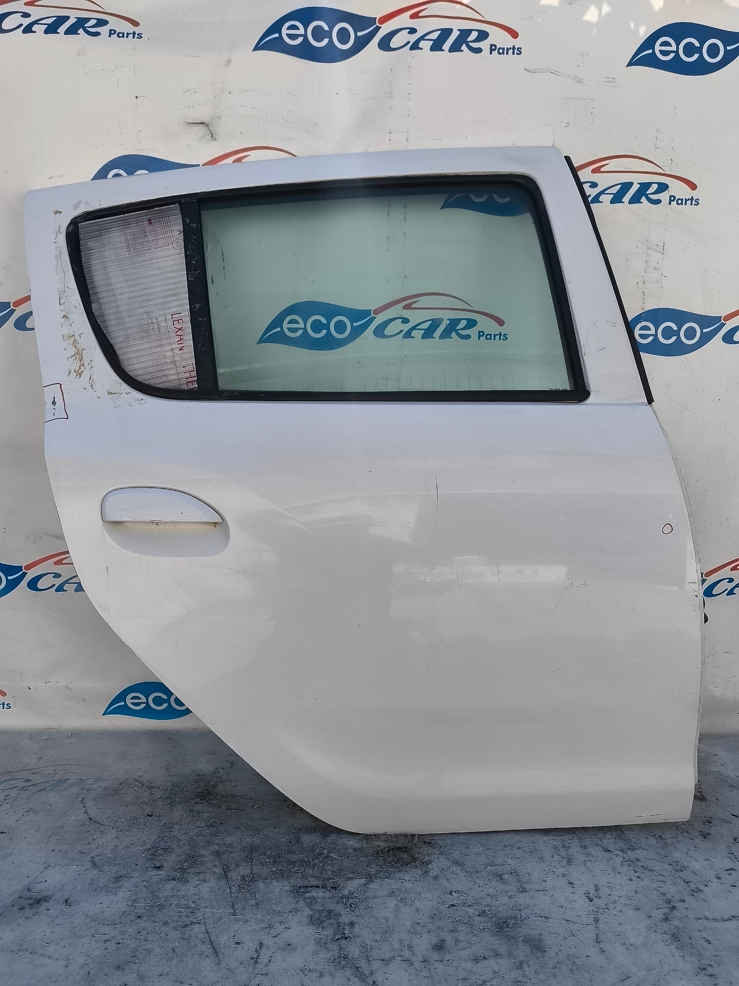 Rear right door white Dacia Sandero 2012 ecoAG5881