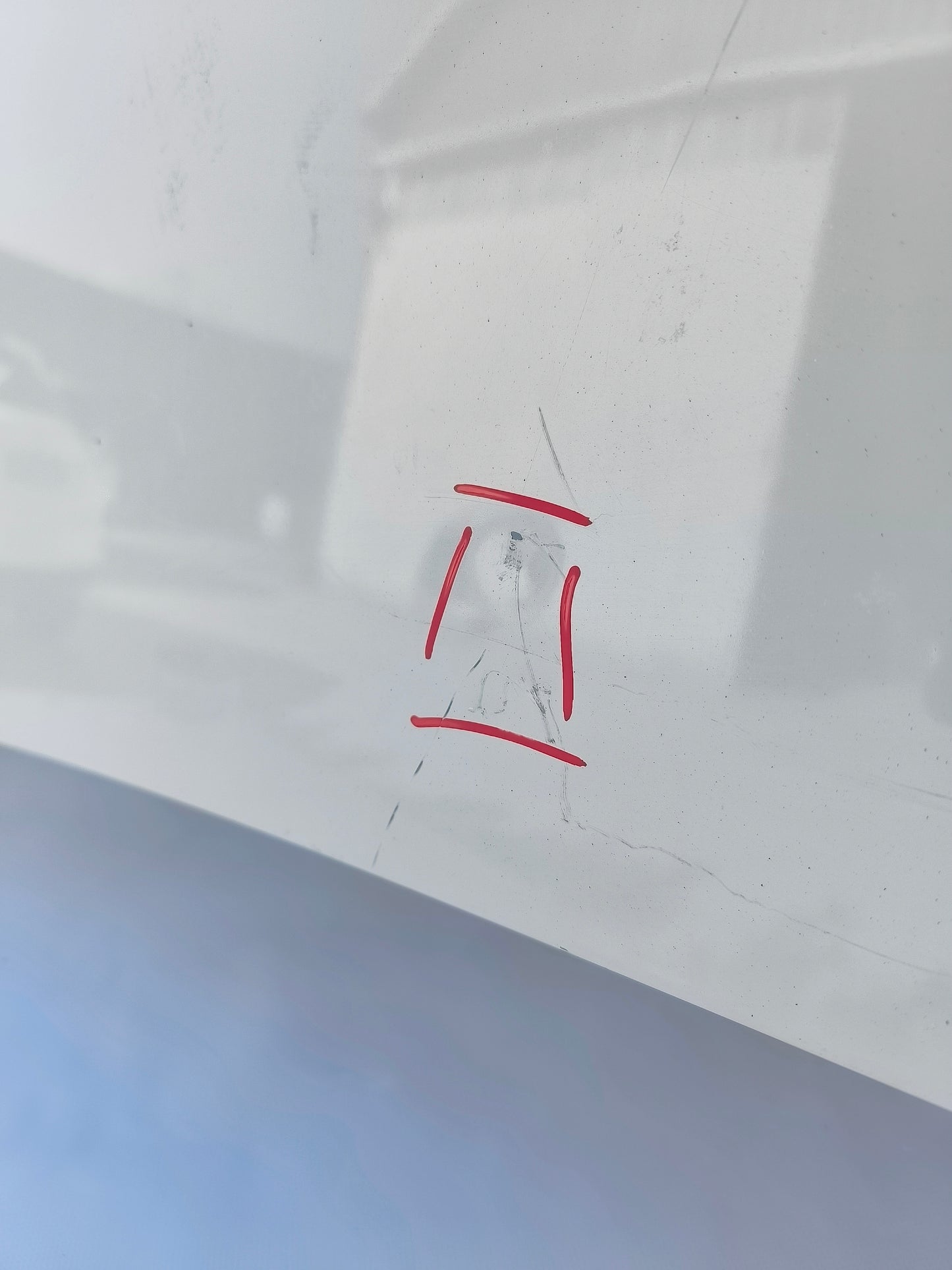 Weiße Motorhaube Opel Movano B 2016 ecoAG6363