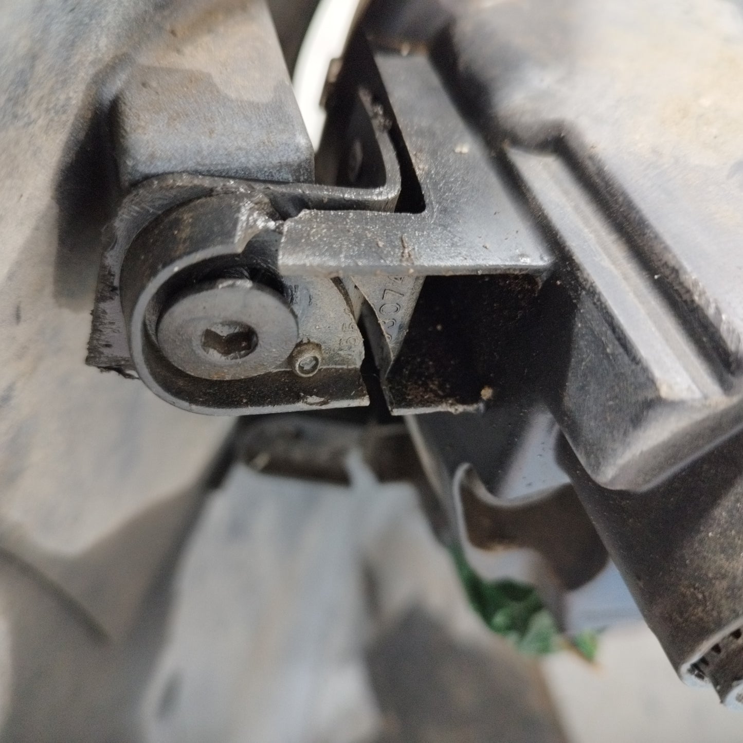 Light blue front bumper Fiat 500 2009 ecoAC10375