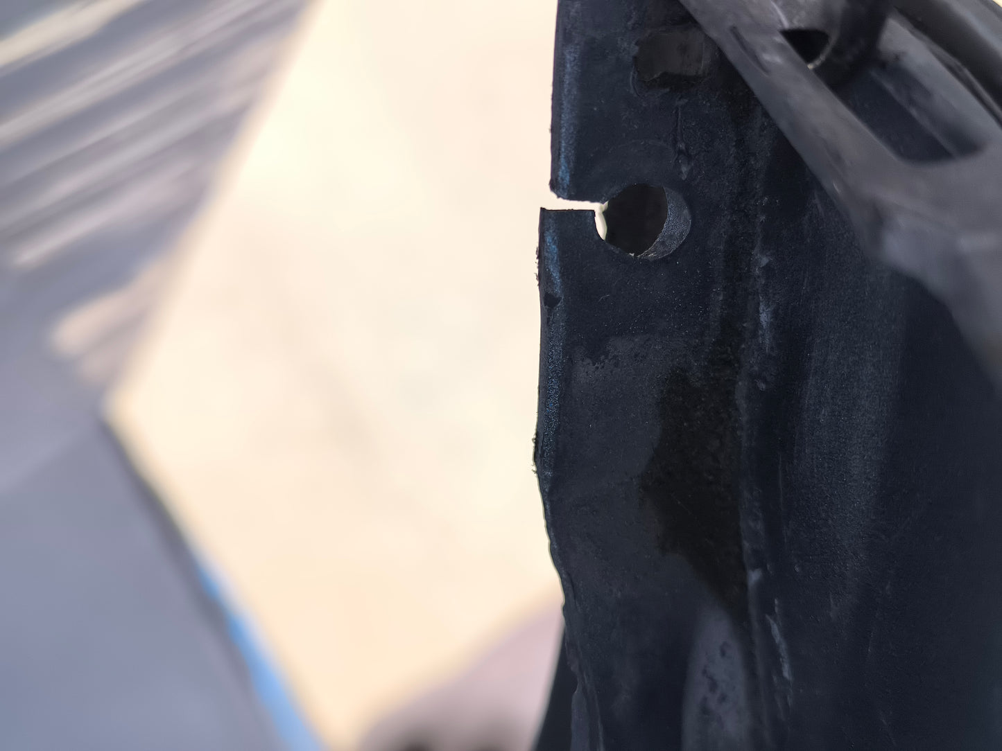 Paraurti posteriore grigio Opel Meriva B ecoAG8373