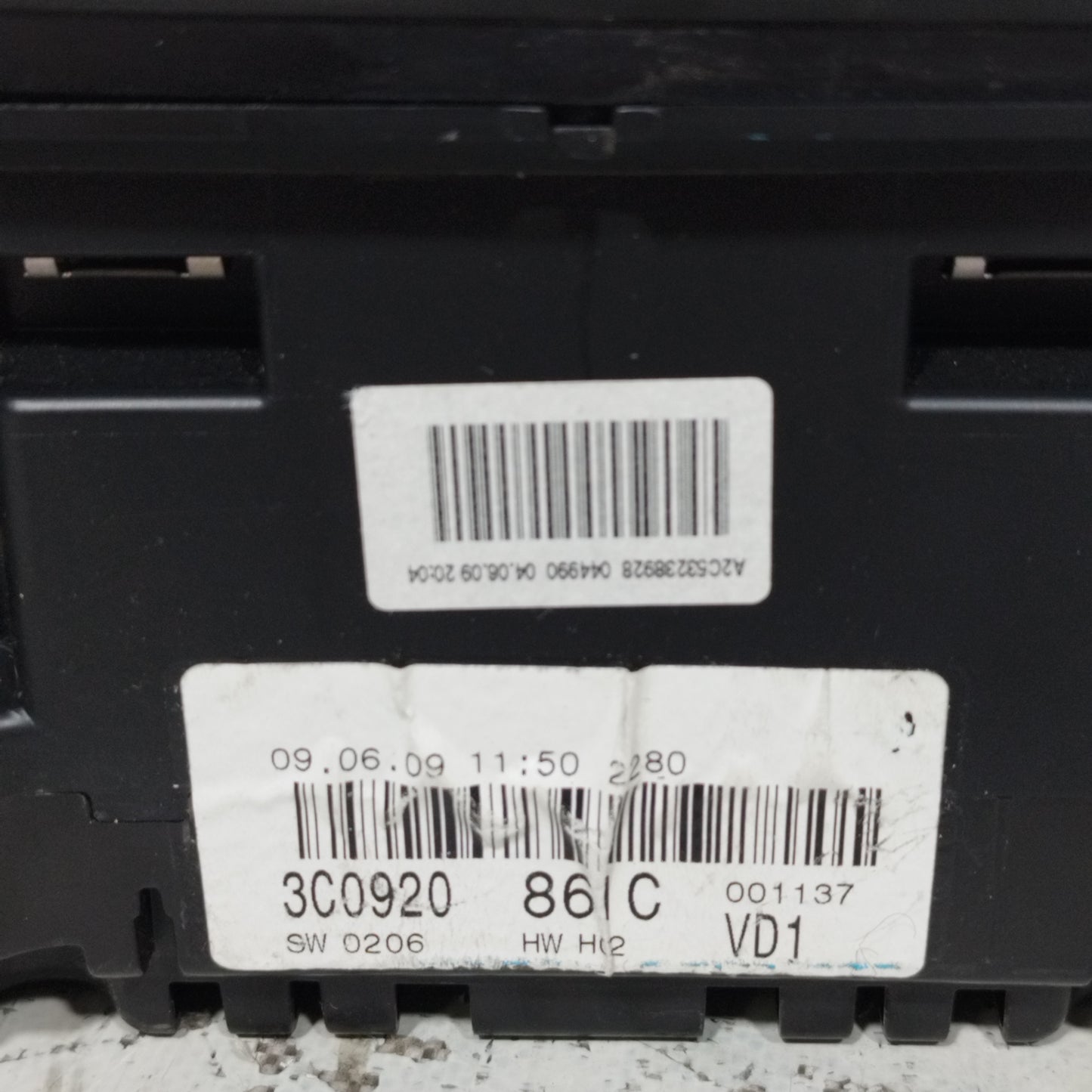 Kombiinstrument Volkswagen Passat 1.9 tDi 2006 Code: 3C0920 ecoAC9215