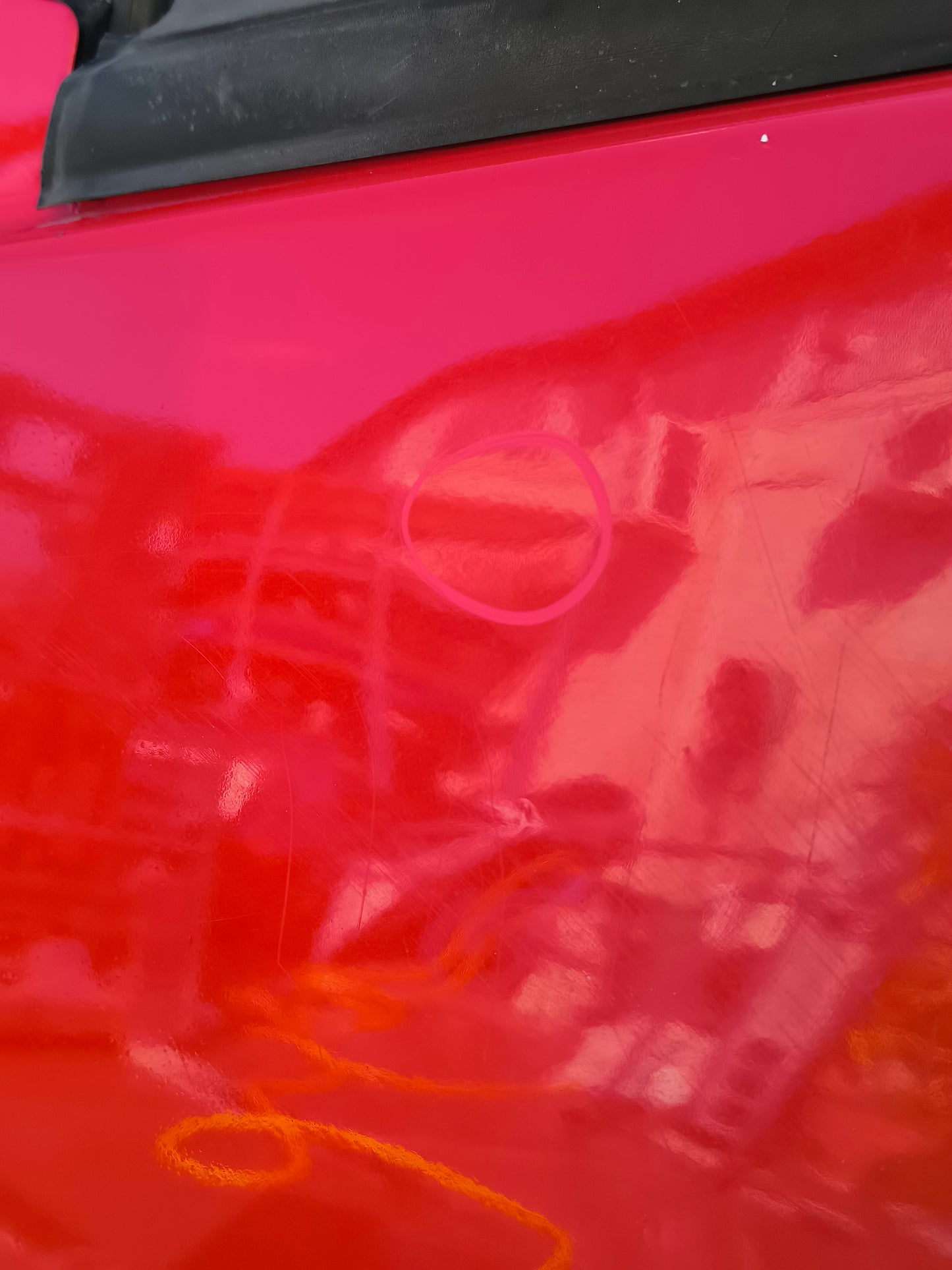 Sportello anteriore sx rosso Chevrolet Spark (m300) anno 2009-2015 ecoAG7951