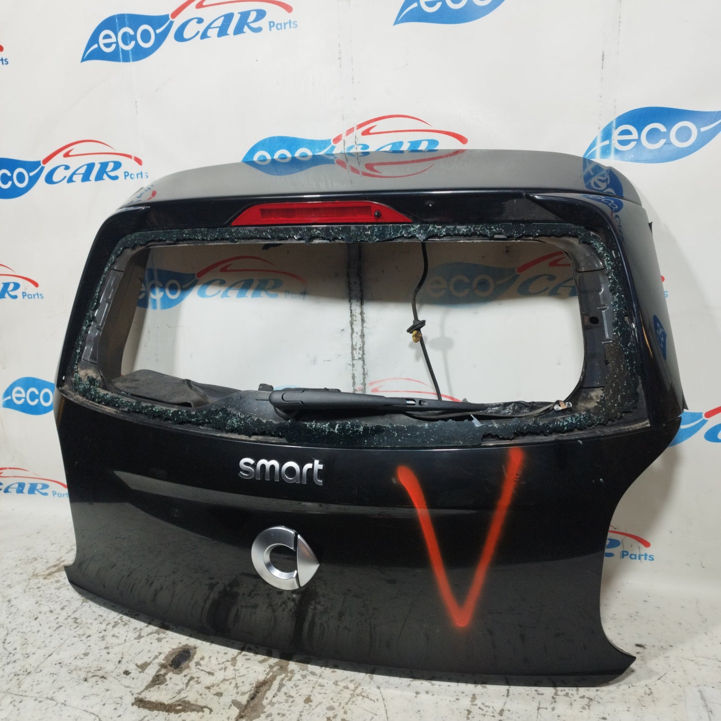 Black Rear Door Smart ForFour 453 2014 ecoAC10752