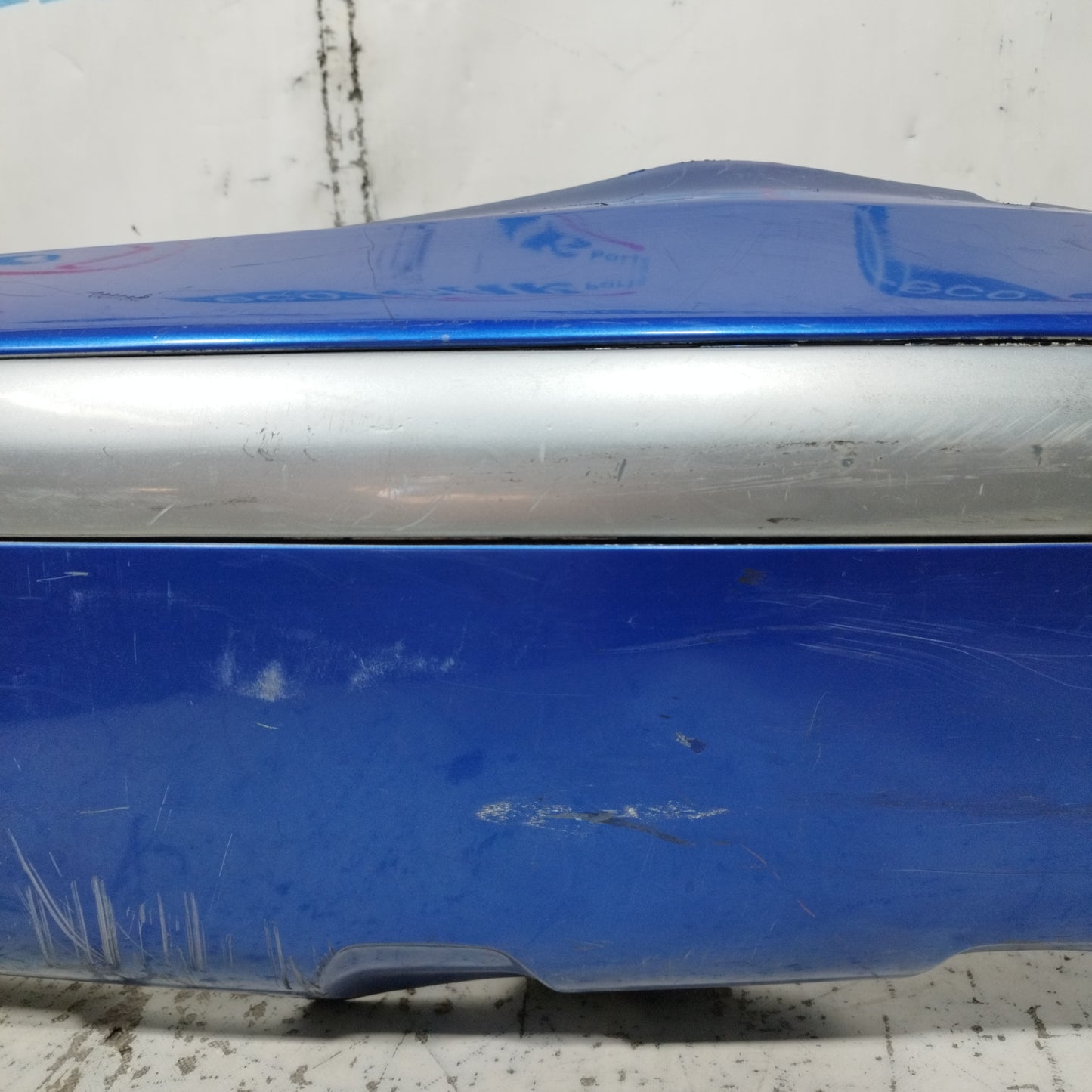 Paraurti posteriore blu elettrico Citroen C3 pluriel 2006 ecoAC9574