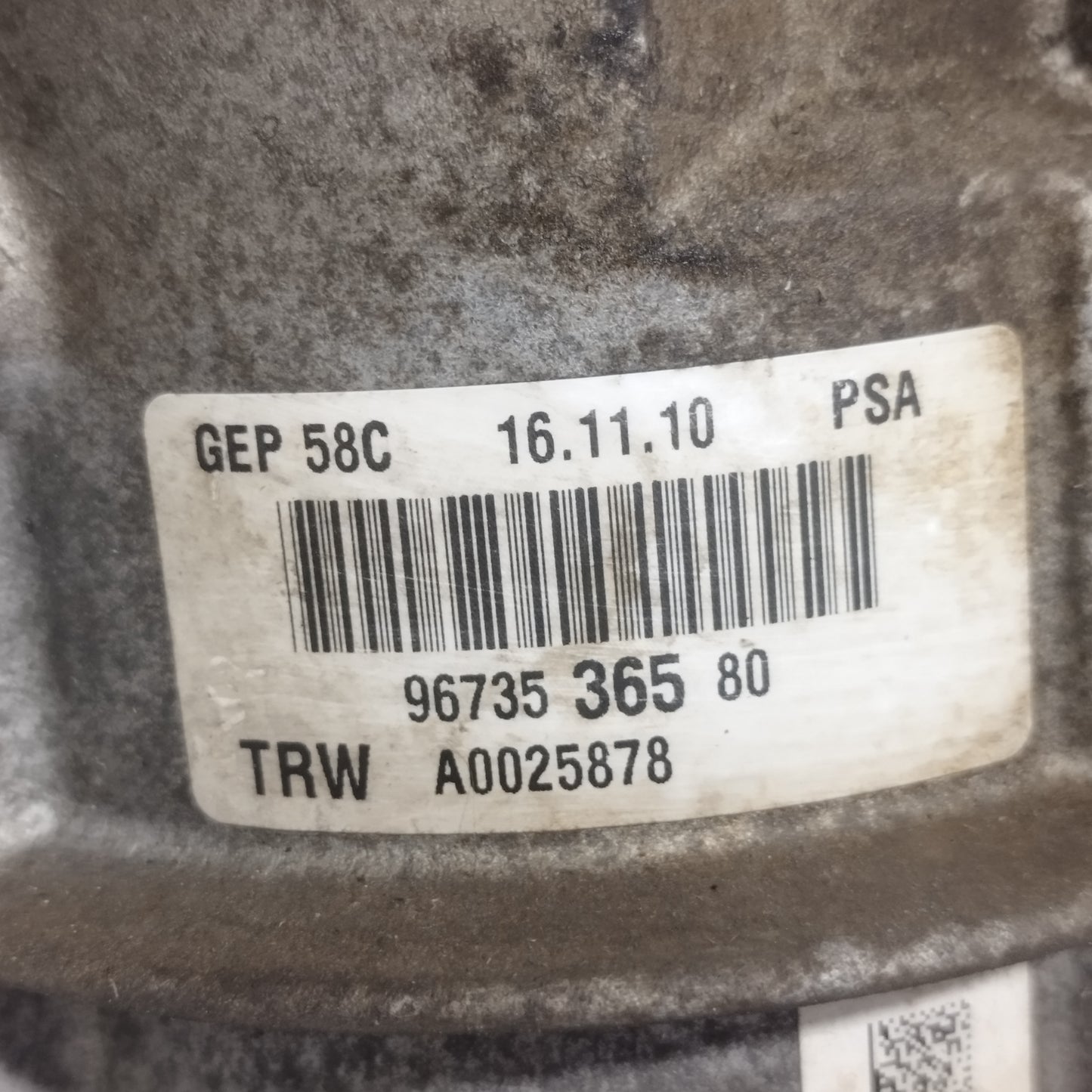 Pompa Idroguida elettrica Peugeot 308 (4A / 4C) 1.6 D 2007-2014 cod: 9673536580 ecoAC15994