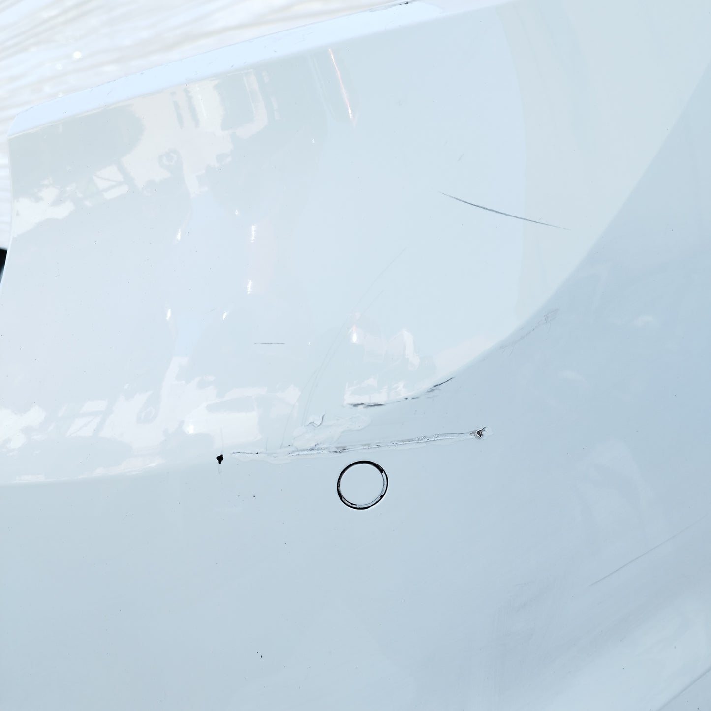 Paraurti posteriore bianco Opel Astra K 2015-2021 ecoDM151