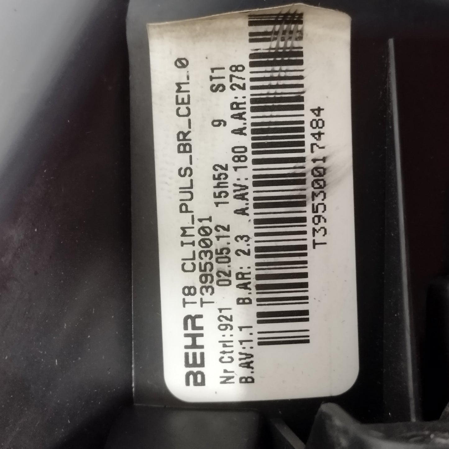 Ventola stufa abitacolo Citroen DS5 2012 Cod: T3953001 ecoAC13179