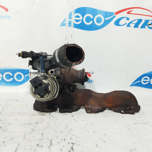 Turbine with exhaust manifold Fiat Bravo 1.6MTJ 120CV 2008 Cod: 55209153 ecoAC9532