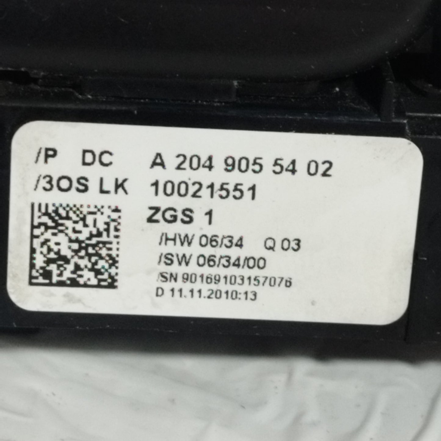 Pulsantiera anteriore sx Mercedes classe C W204 2010 Cod: A2049055402 ecoAC11049