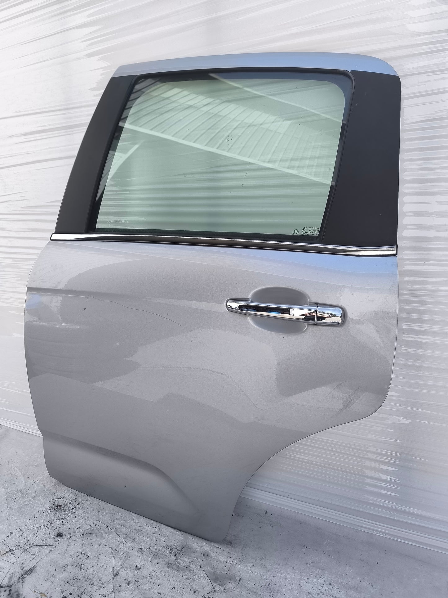 Sportello posteriore sx Citroen C3 anno 2009-2016 grigio argento ecoAG8143