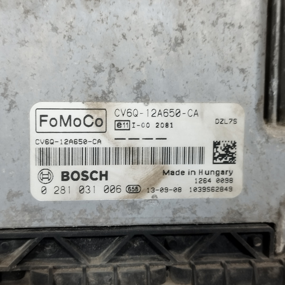 Kit accensione Ford Focus III (MK3) 1.6 TDCI 2011-2014 cod: 0281031006 ecoAC16878