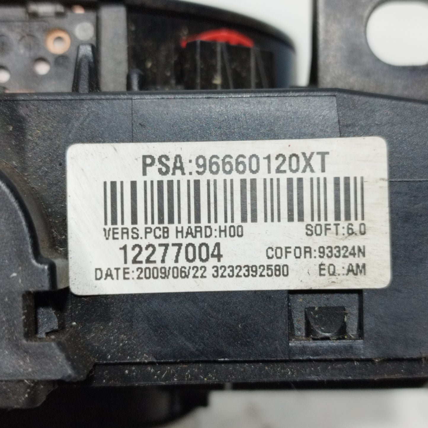 Citroen C3 2009 Light Switch Cod: 12277004 ecoAC10457