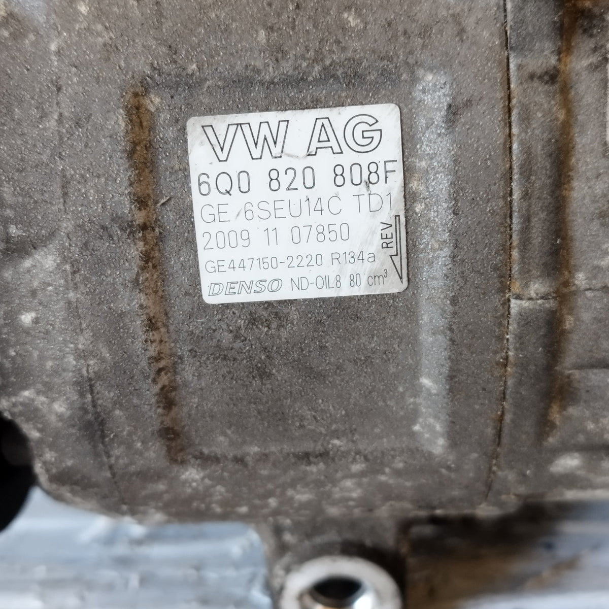 Compressore a / c Volkswagen Polo (9N) 1.4 B 2001-2014 cod: 6q0820808F ecoAC17688