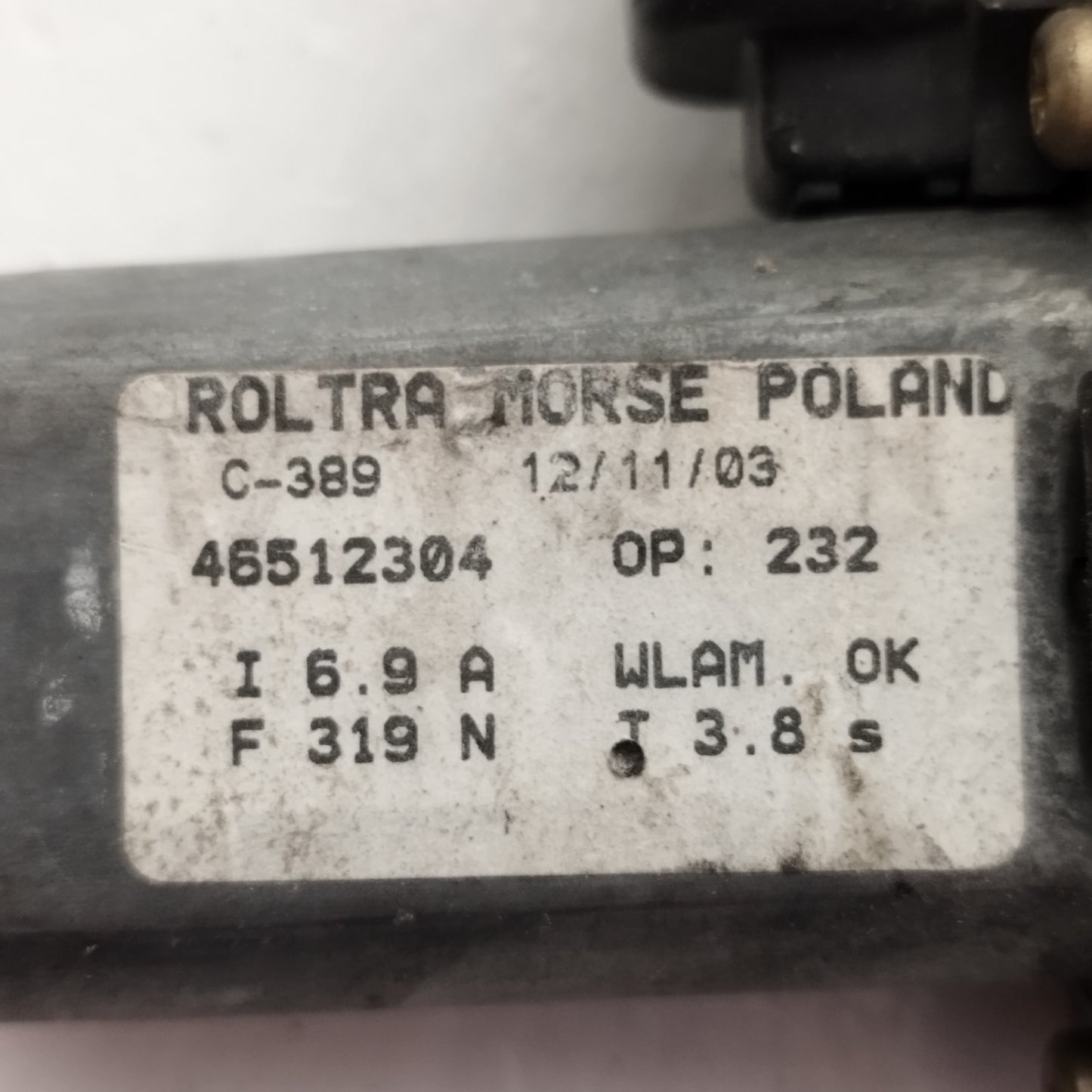 Gepäckträger vorne links Fiat 600 2003 Code: 46512304 ecoAC12217