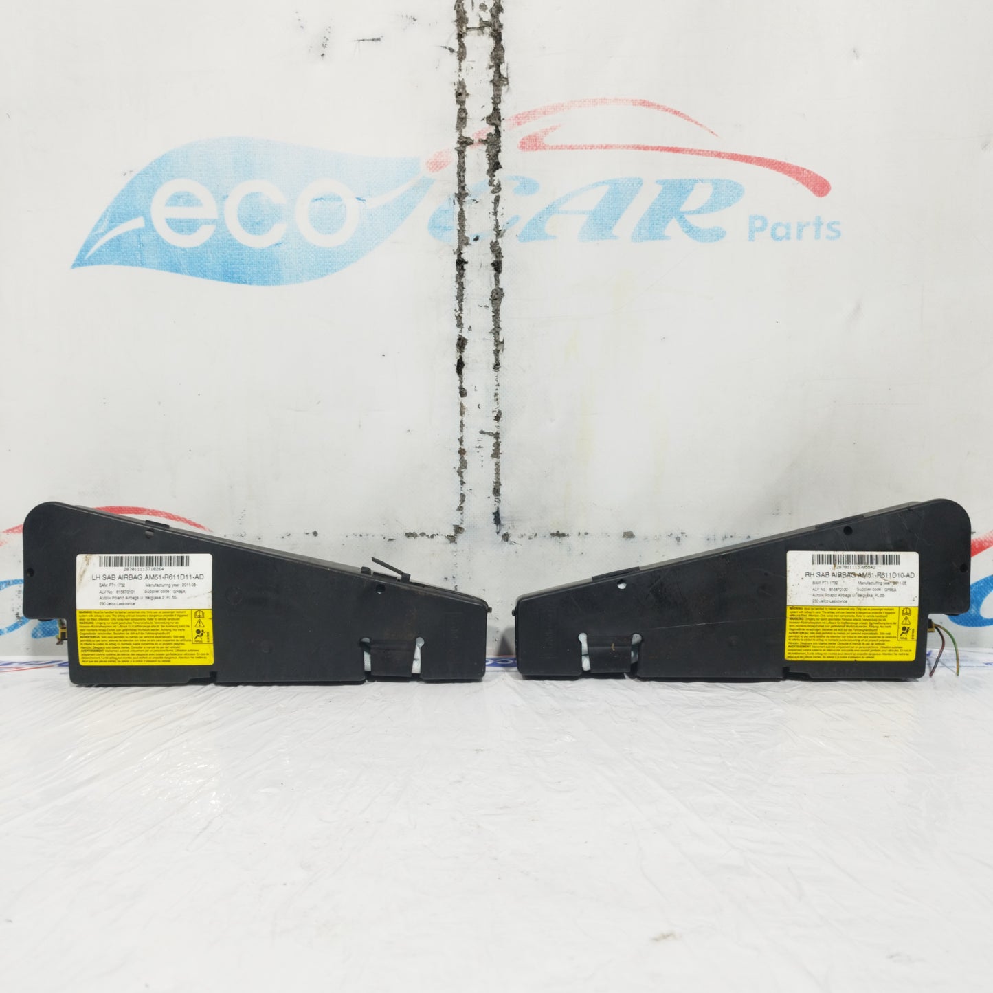 Komplettes Airbag-Set für Ford Focus 2011 ecoAC10987