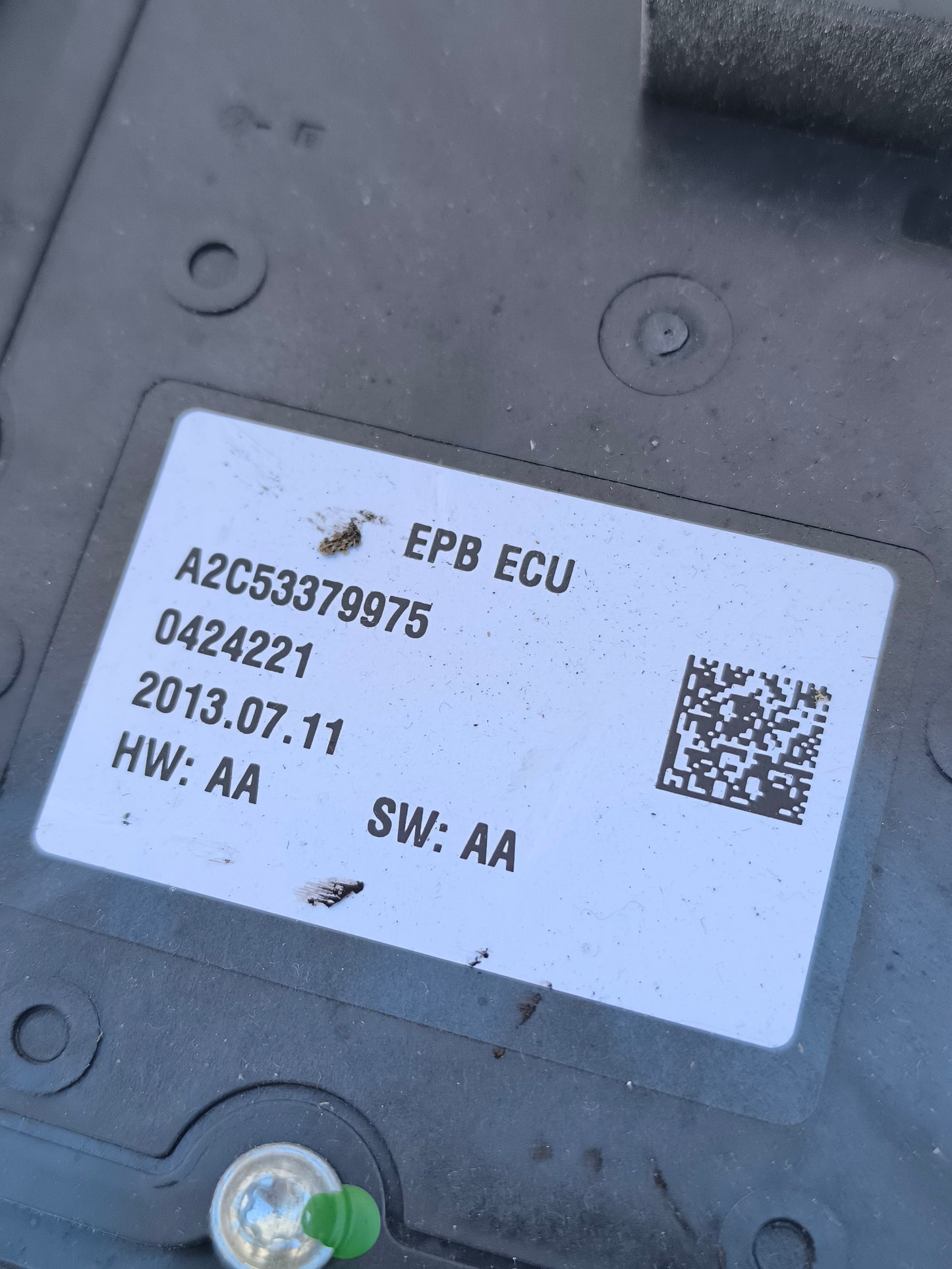 Freno a mano elettrico Peugeot 3008 anno 2011 cod: A2C53379975 ecoAG8322