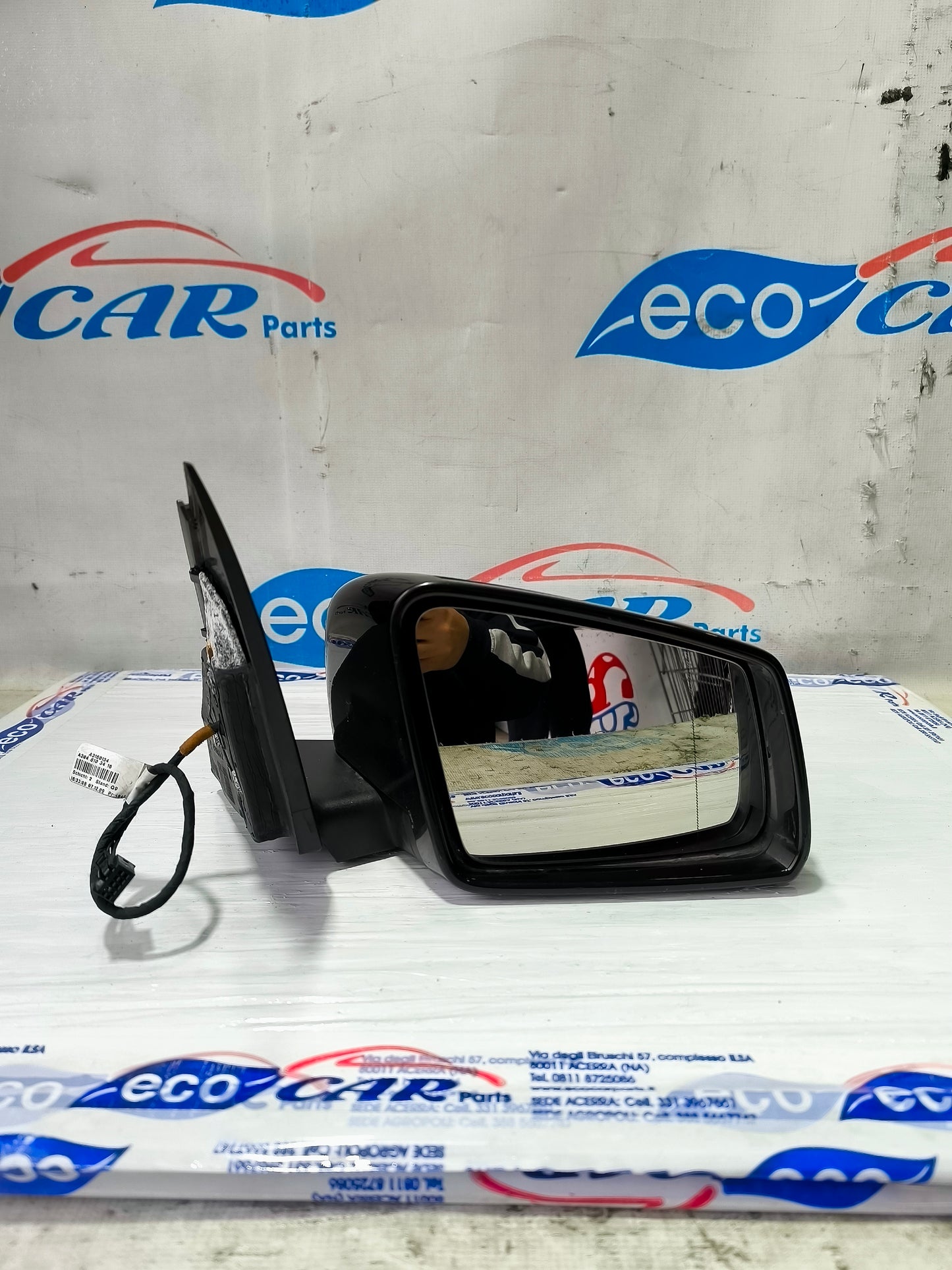 Elektrischer rechter Außenspiegel schwarz Mercedes C-Klasse W204 9-adrig ecoAG6157