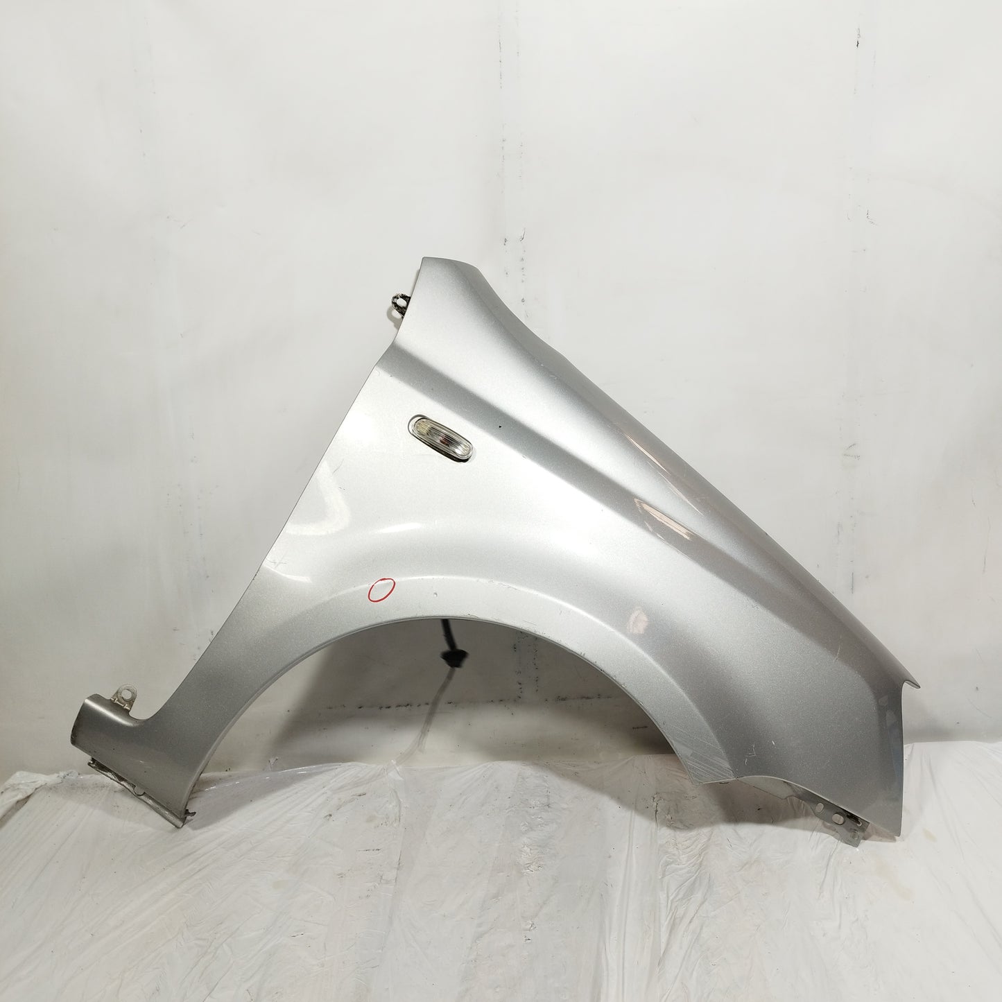 Rechter, silbergrauer Kotflügel für Fiat Panda 2008 ecoAC733