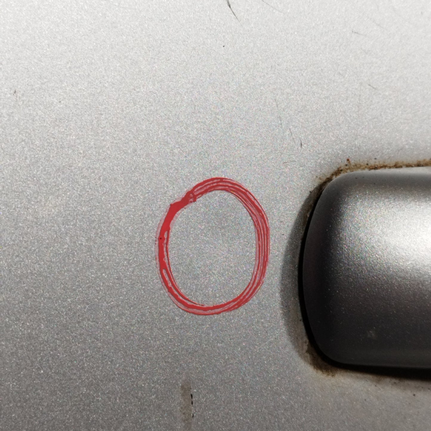 Front door right silver grey Peugeot Partner 2008 ecoAC10922