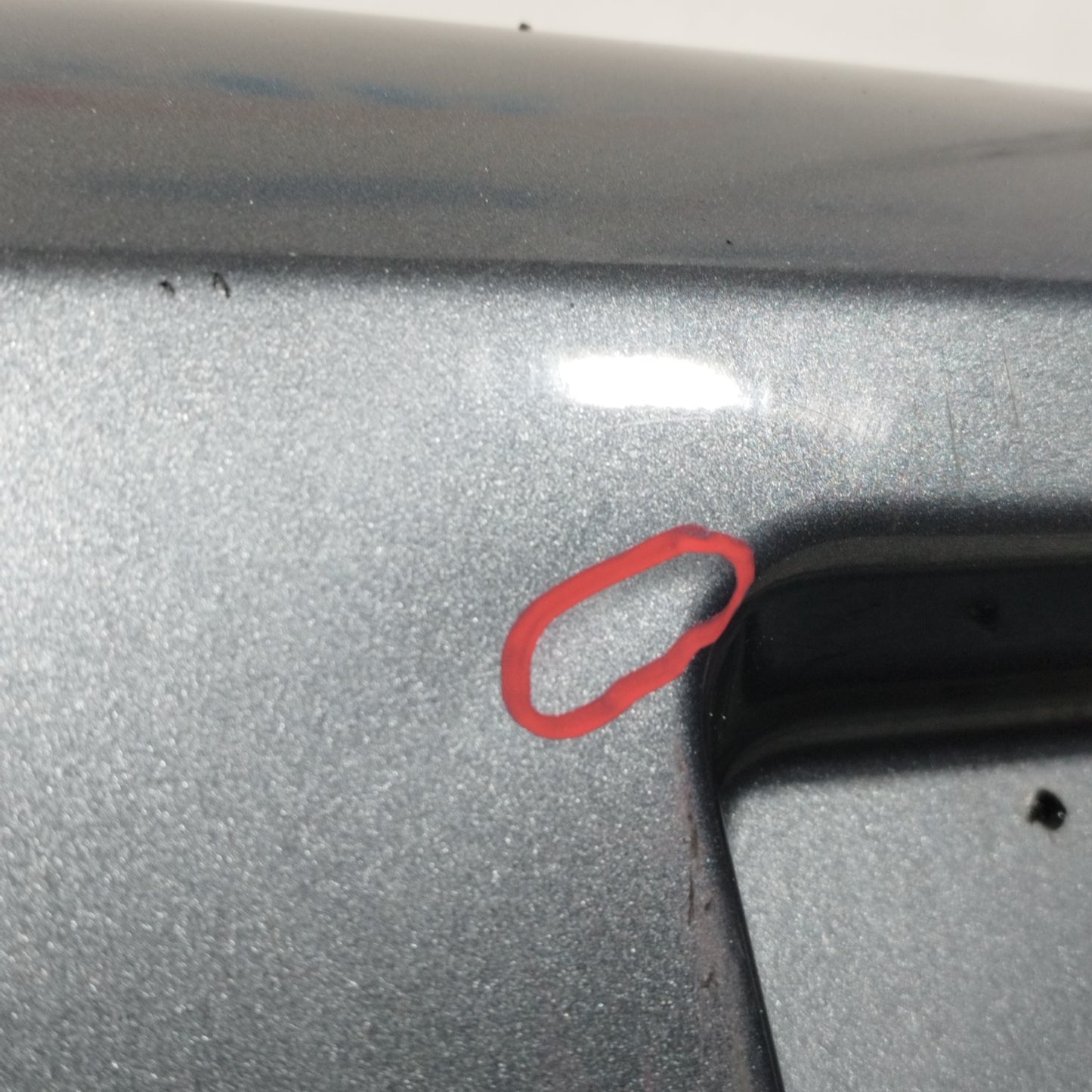 Rear bumper center gray Smart ForFour 2005 ecoAC10395