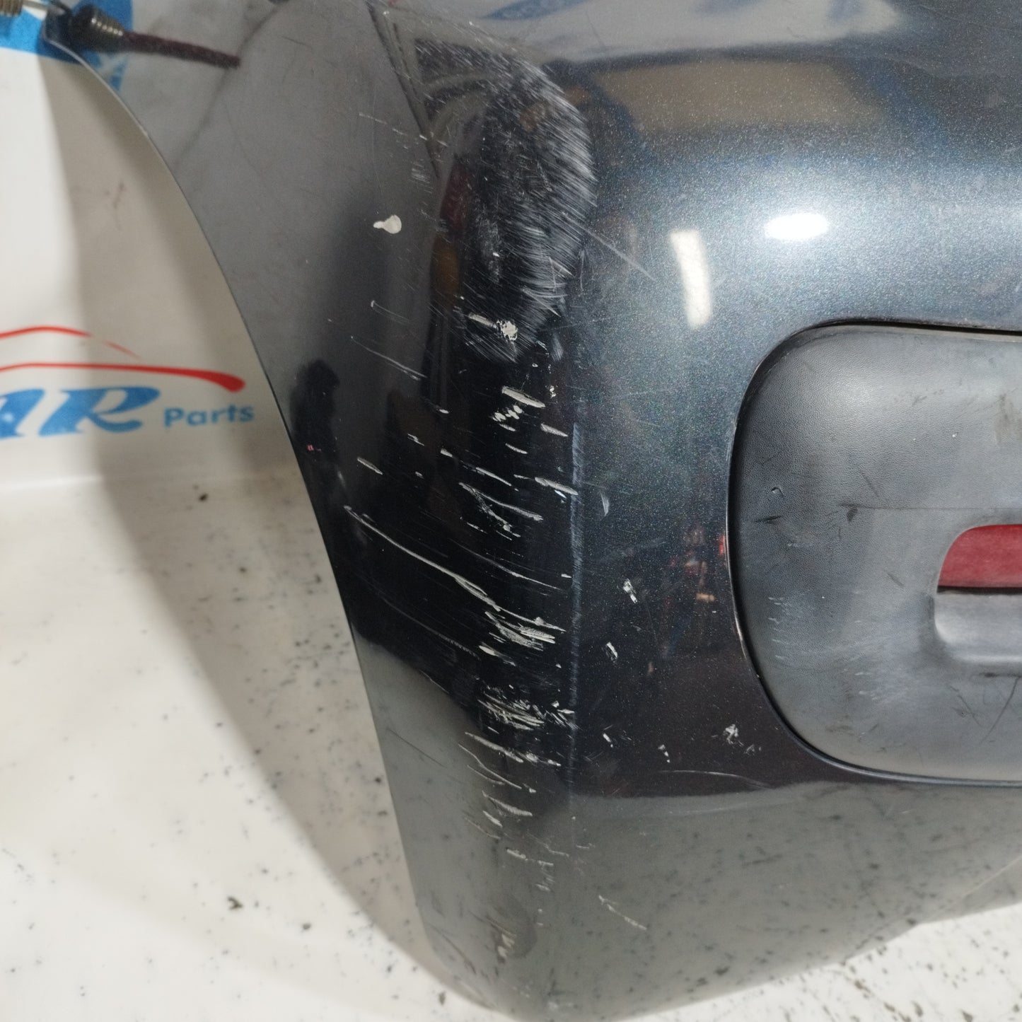 Peugeot 107 2012 ecoAC10828 Heckstoßstange in Metallic-Grau