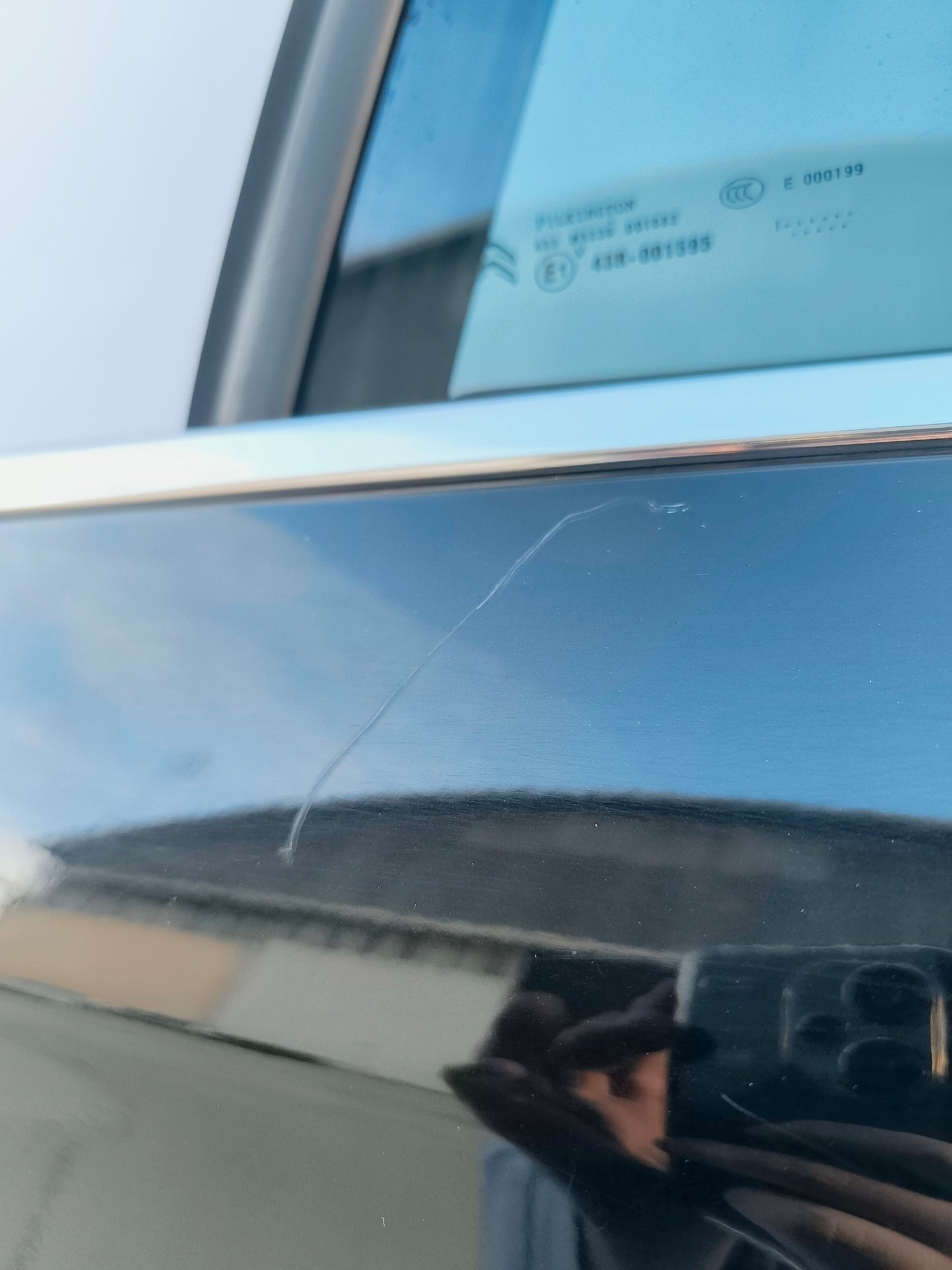 Sportello posteriore sx nero Citroën C4 anno 2011 ecoAG6368