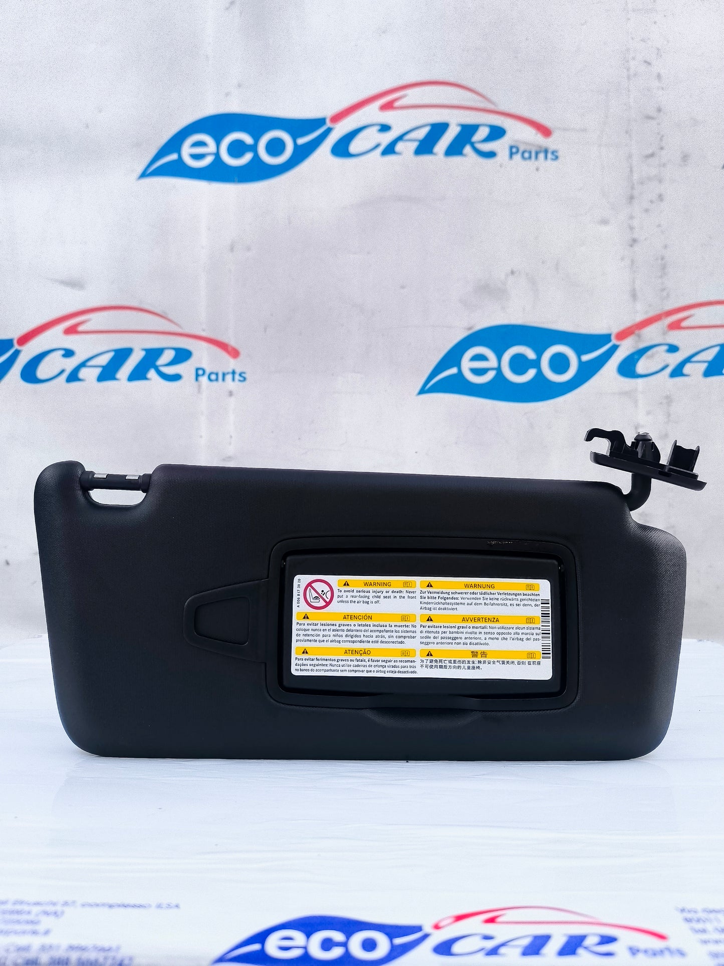 Black right sun visor Mercedes A-Class W176 ecoAG6003