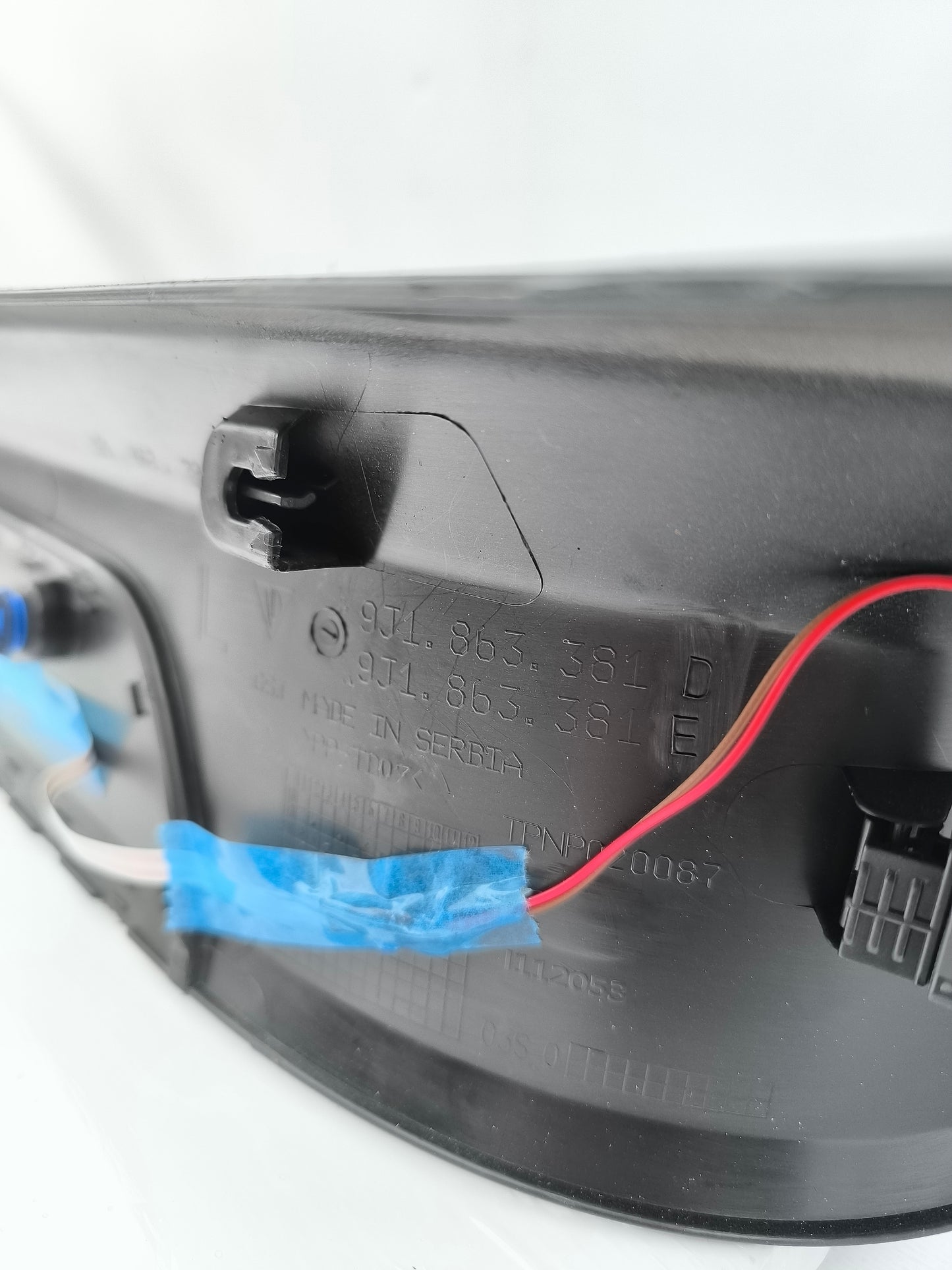 Front left interior door sill Porsche Taycan Cod. 9J1863381D ecoAG6809