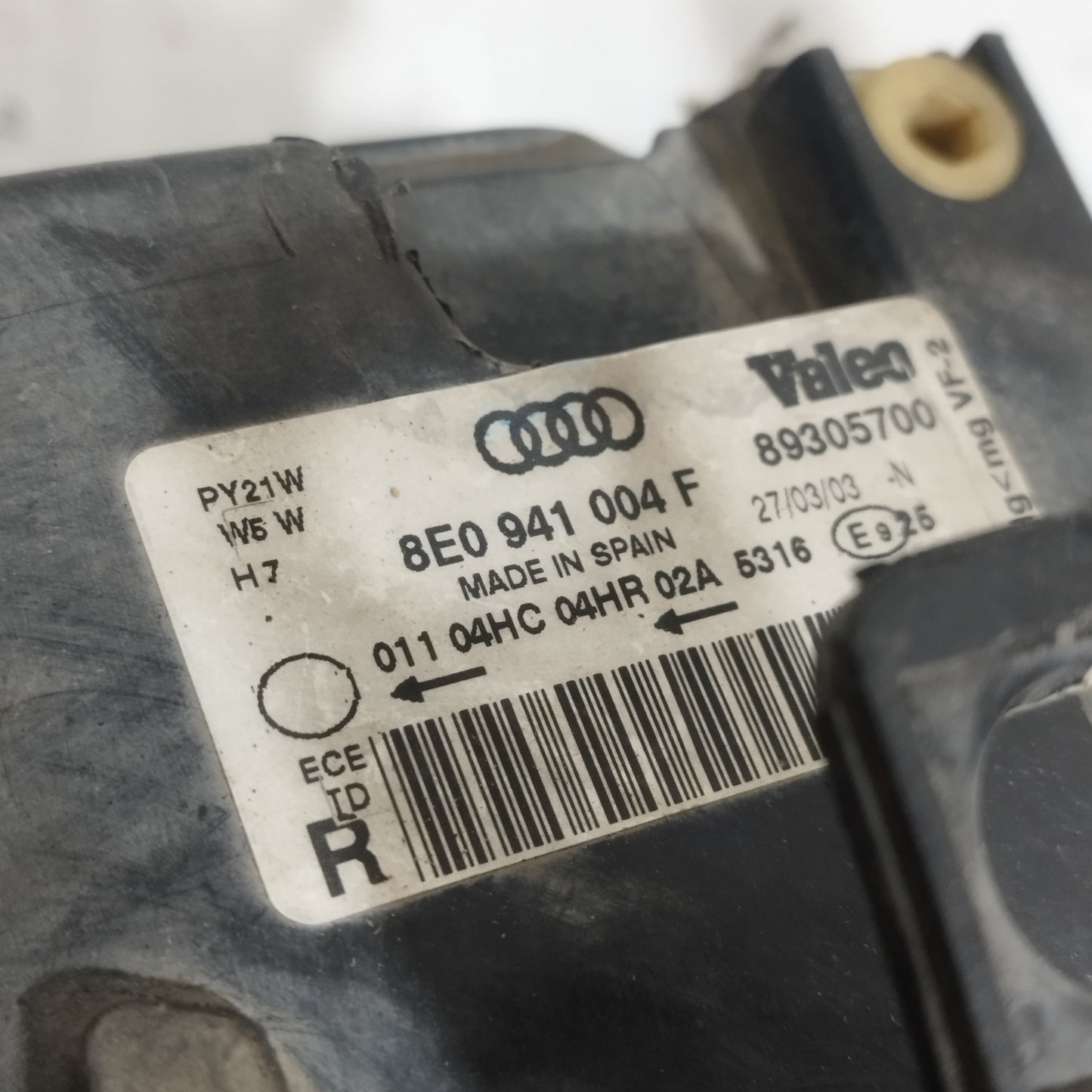 Fanale anteriore dx Audi A4 (B6) 2000-2004 cod: 8E0941004F ecoAC15315