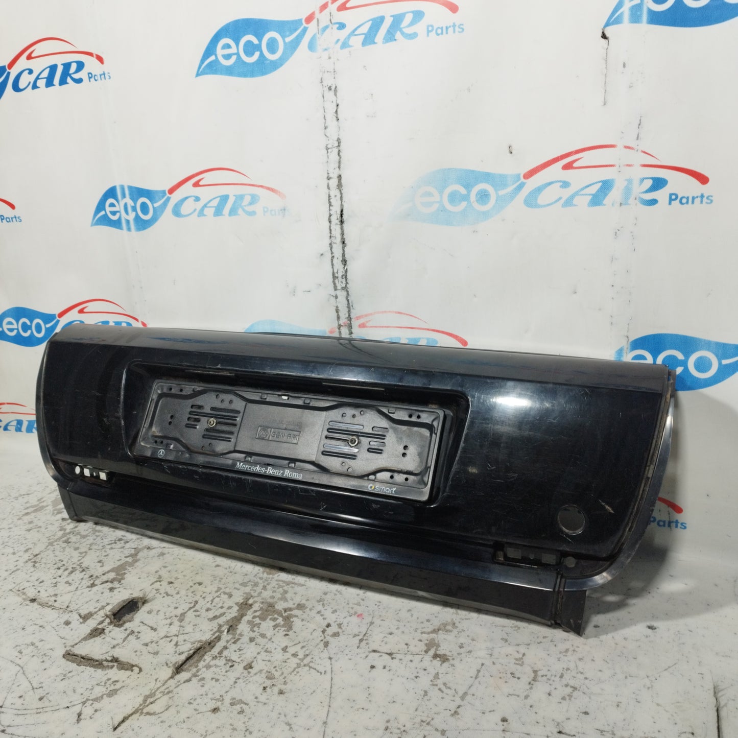 Black centre rear bumper Smart ForFour 2005 ecoAC10396