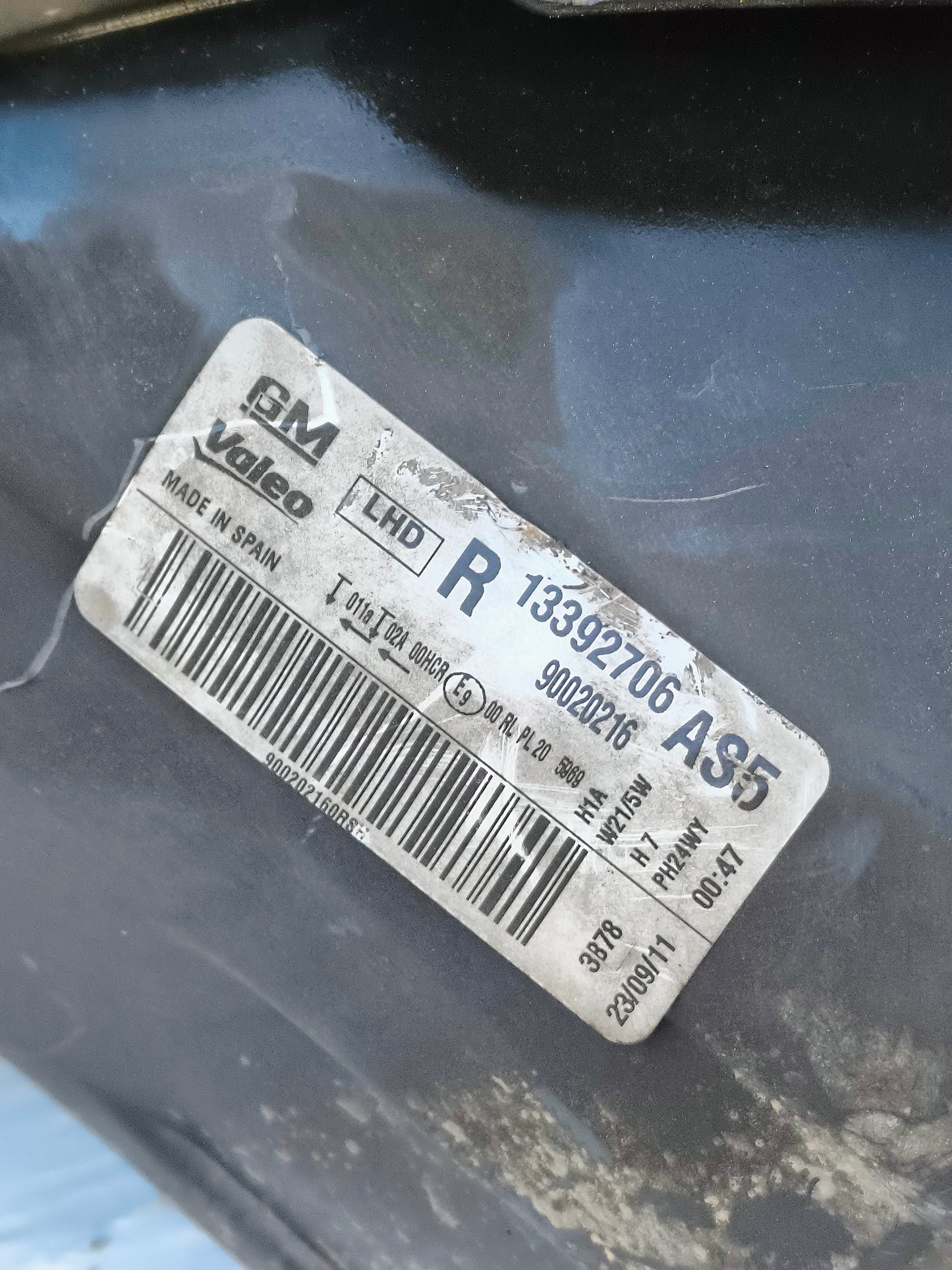 Fanale anteriore dx Opel Corsa D 2011 ecoAG6181