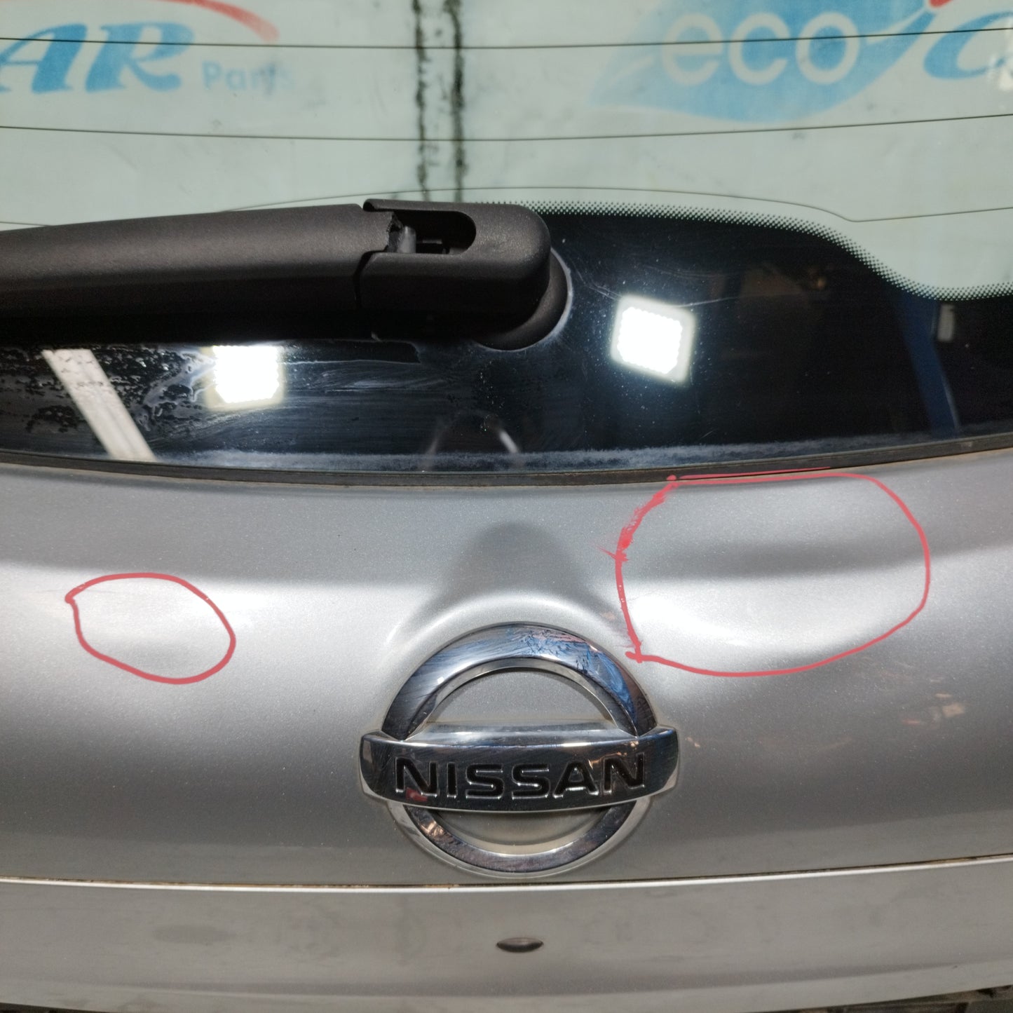 Portellone posteriore grigio argento Nissan Qashqai 2007 ecoAC10490