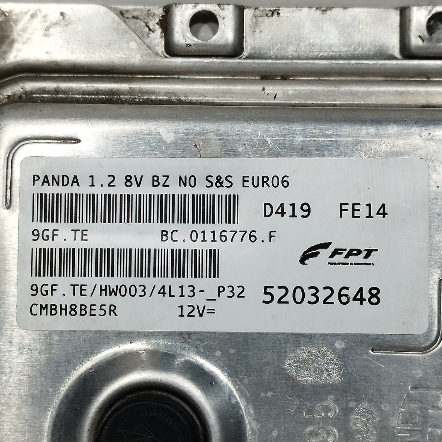 Zündkit Fiat New Panda 1.2 B 2015 Code: 52032648 ecoAC13044