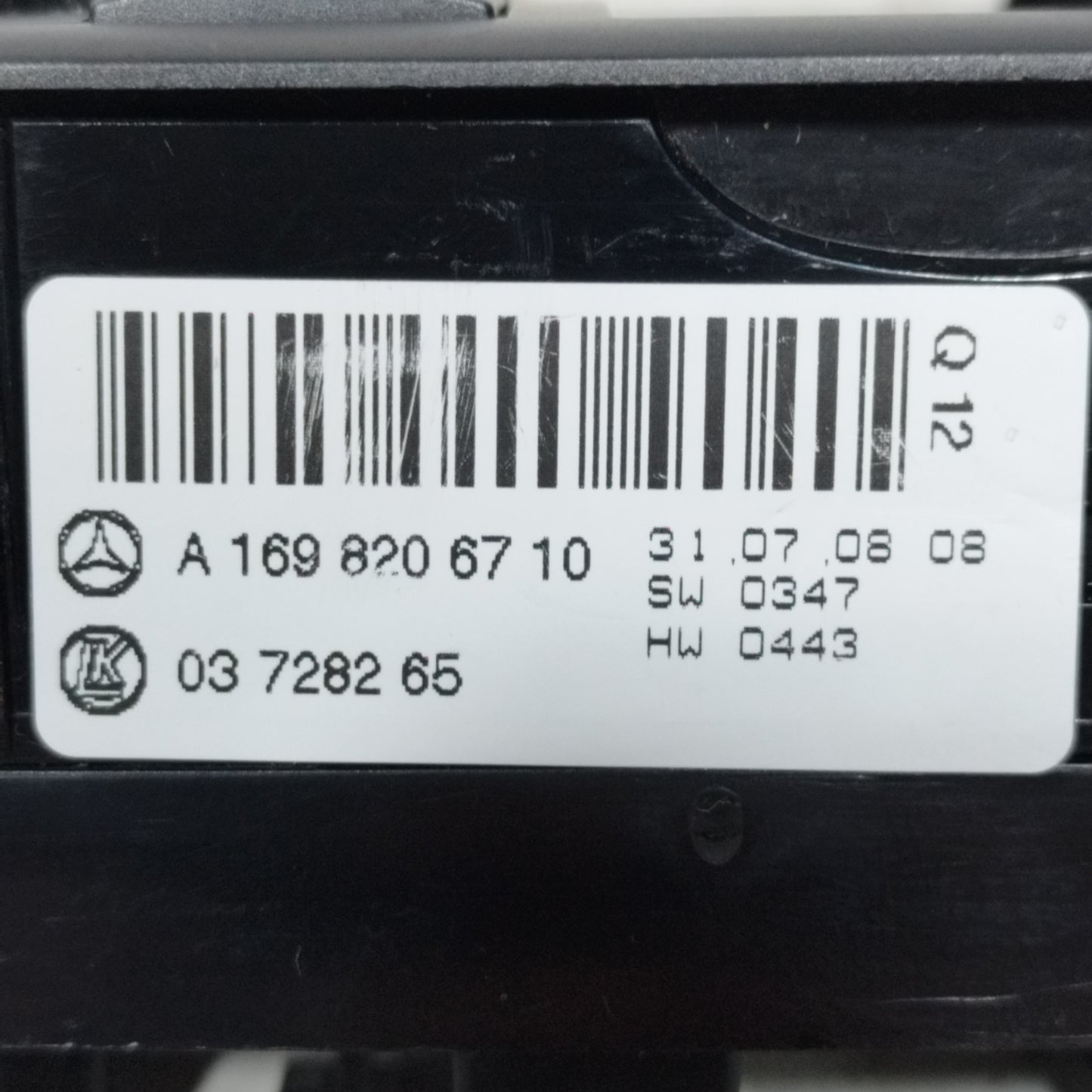 Pulsantiera anteriore sx Mercedes Classe A W169 2010 Cod: A1698206710 ecoAC10554