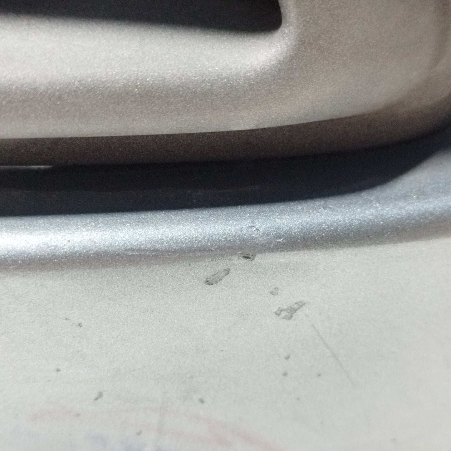 Front bumper Lancia Ypsilon 2008 Dark grey ecoAC10558