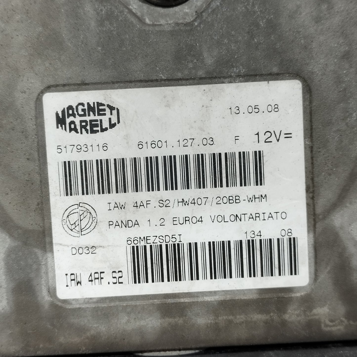 Kit accensione Fiat Panda (169) 1.2 B 2004-2009 cod: IAW4AF.S2 ecoAC15470