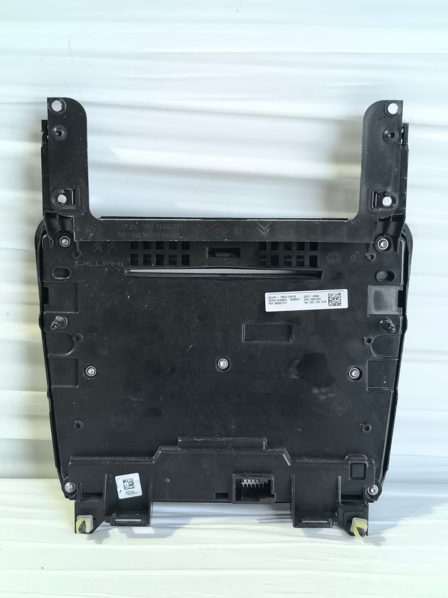 Pulsantiera centrale comandi clima e autoradio digitale Citroën C4 (B7) anno 2010-2018 cod. 9666027477 ecoAG8507