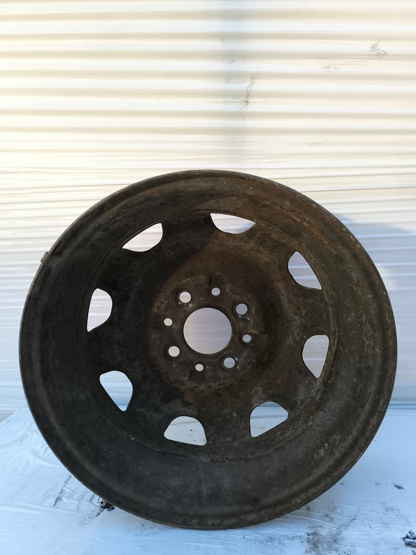 Satz mit 4 R13 Stahlfelgen für Fiat Panda 141 4x4 Modell mit Rostflecken ecoAG7631