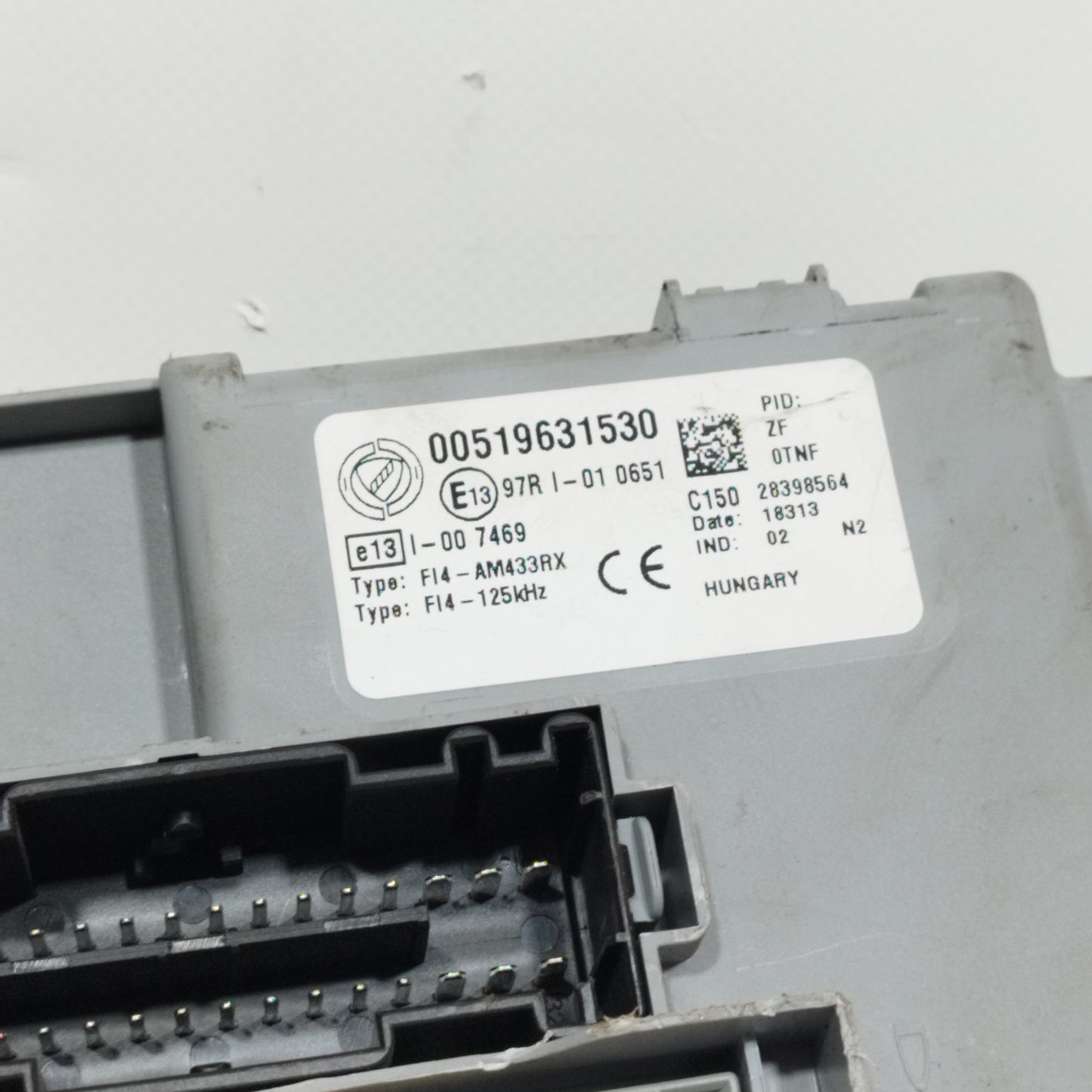 Zündanlage Fiat Punto Street 0.9 TwinAir 2015 Code: 51981623 ecoAC11514