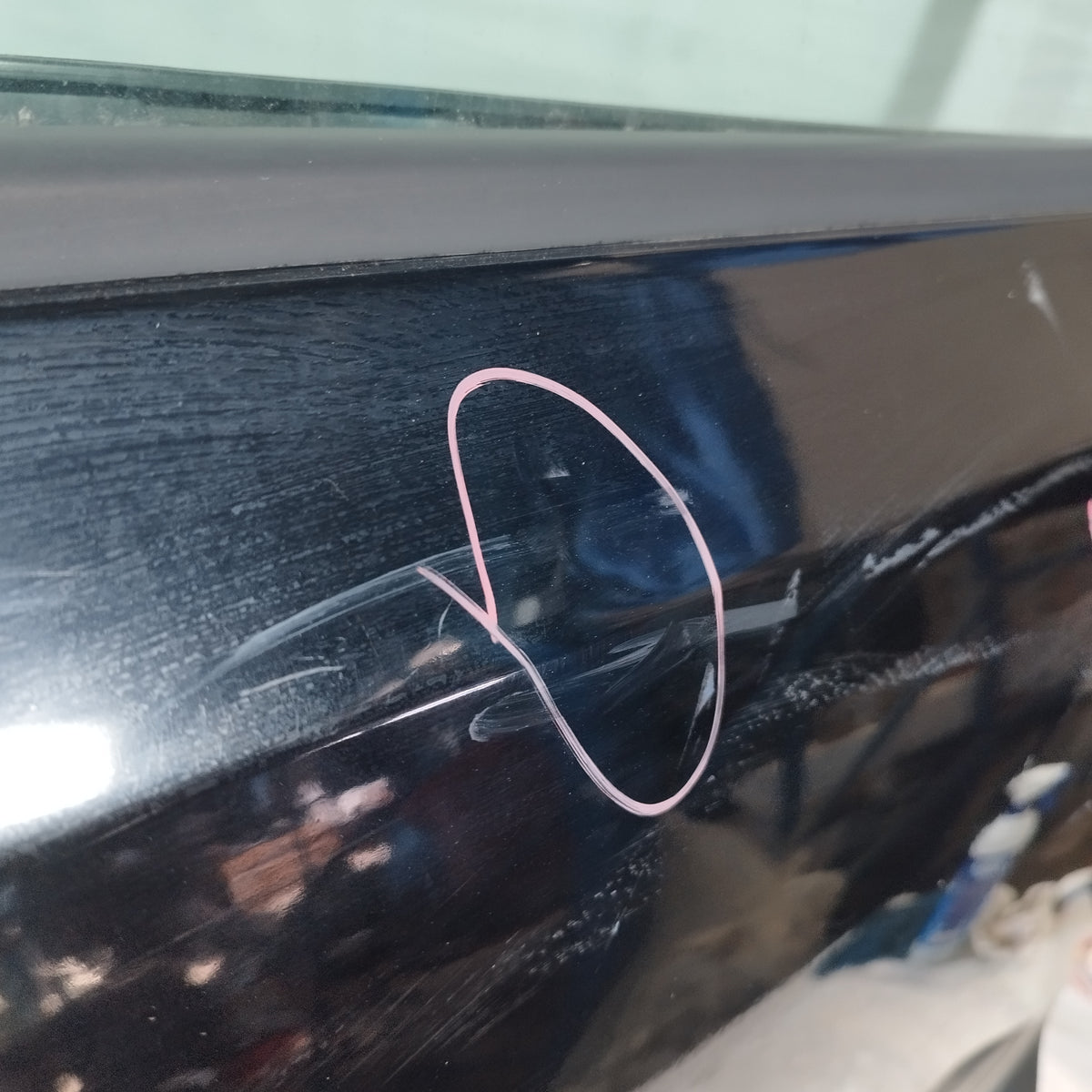 Sportello anteriore sx nero Volkswagen Polo 6C / 6R 2009-2018 ecoAC17176