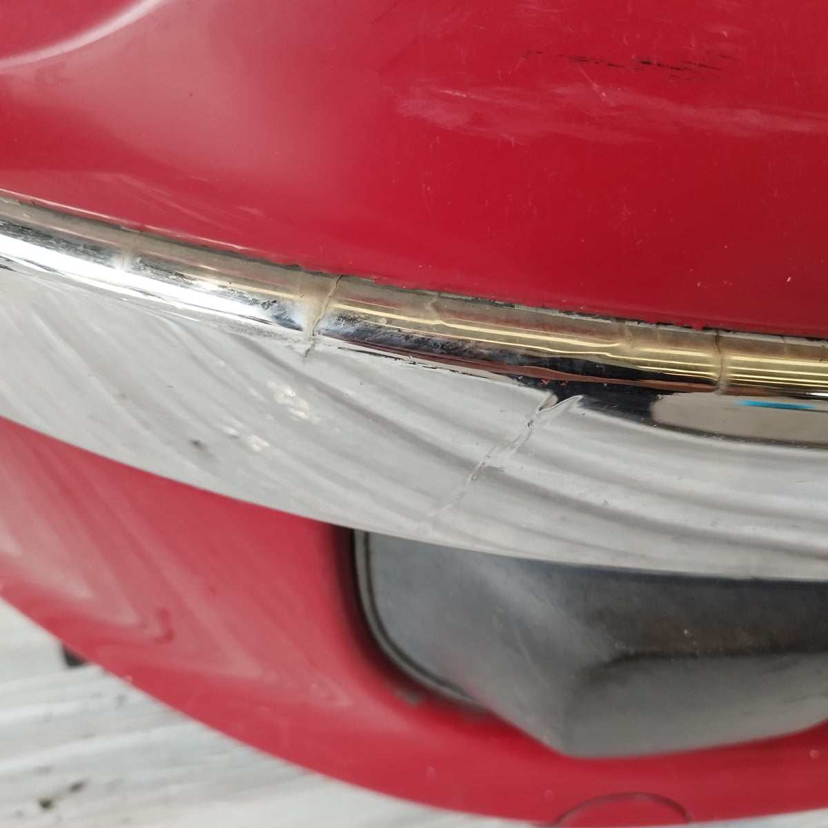 Paraurti anteriore rosso Fiat 500 (312) 2007-2015 ecoAC17639