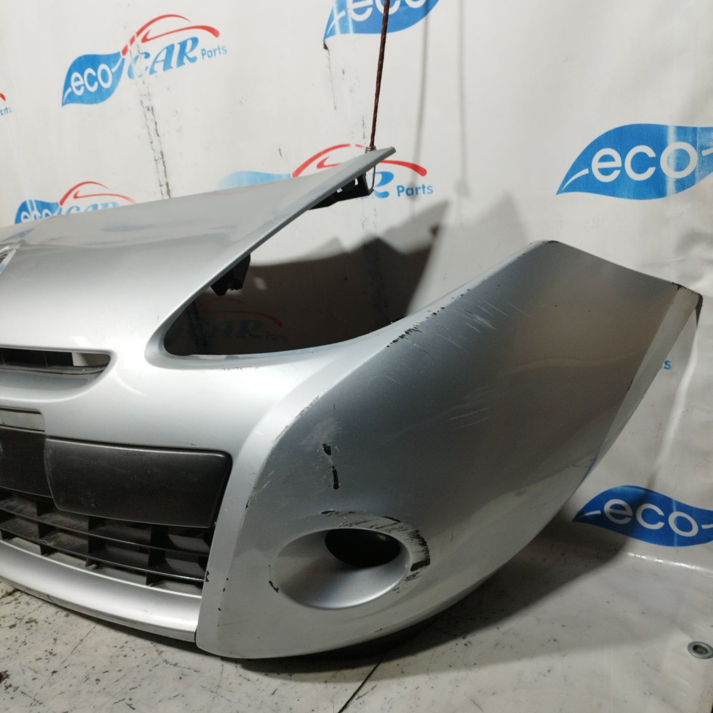 Front bumper silver grey Renault Clio 2010 ecoAC10251