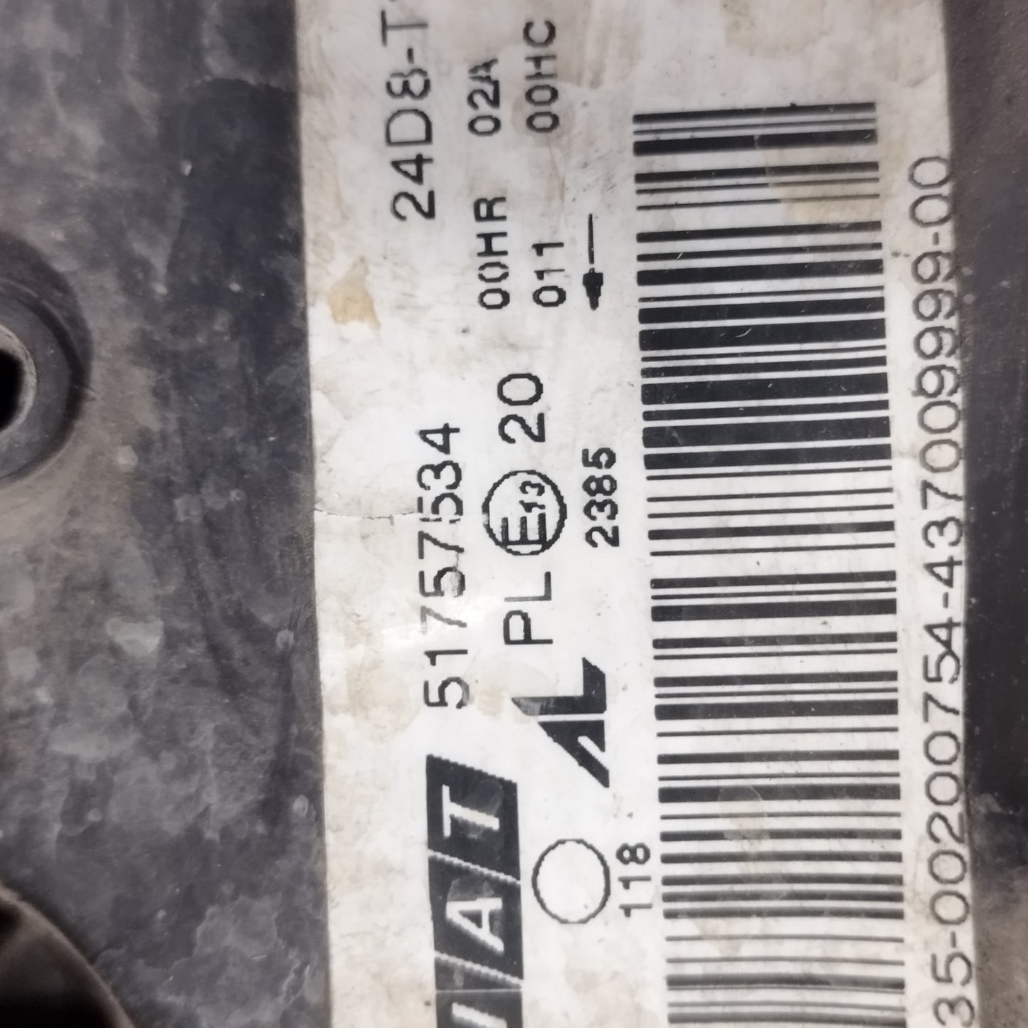 Fanale anteriore dx Fiat Bravo 2008 Cod: 51757534 ecoAC14003