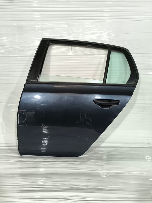 Sportello posteriore sx grigio scuro / blu Volkswagen Golf VI (5K1) anno 2008-2012 ecoAG9737