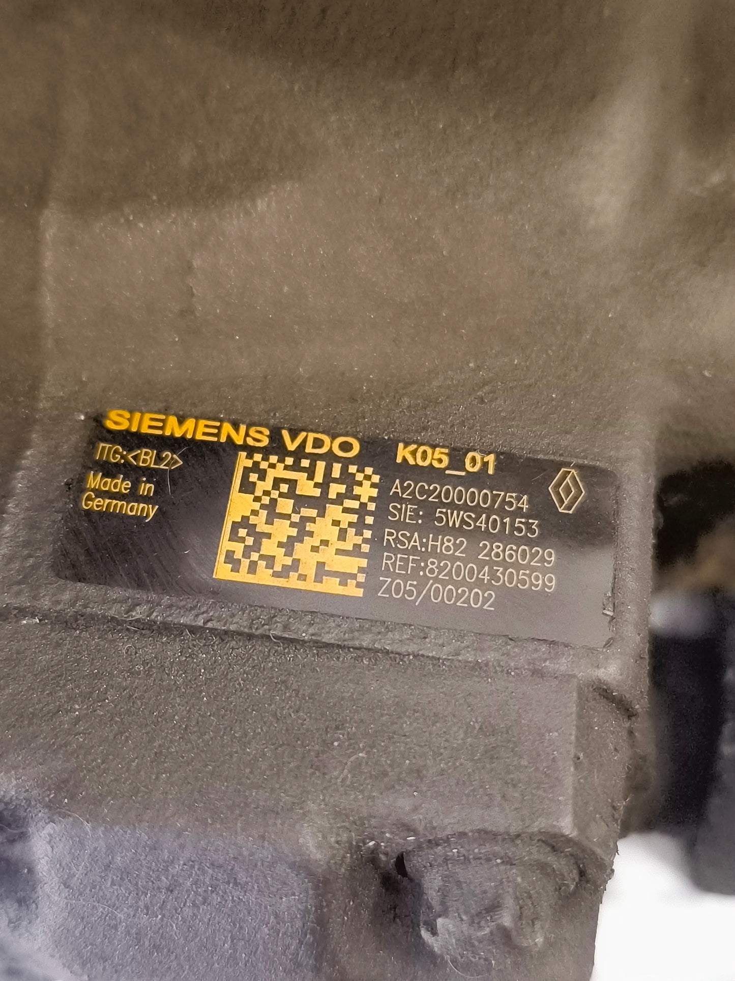 Siemens Common-Rail-Pumpe für Nissan Qashqai / Renault Clio 2008 1.5 DCI, Teilenummer a2c20000754 ecoAG6109