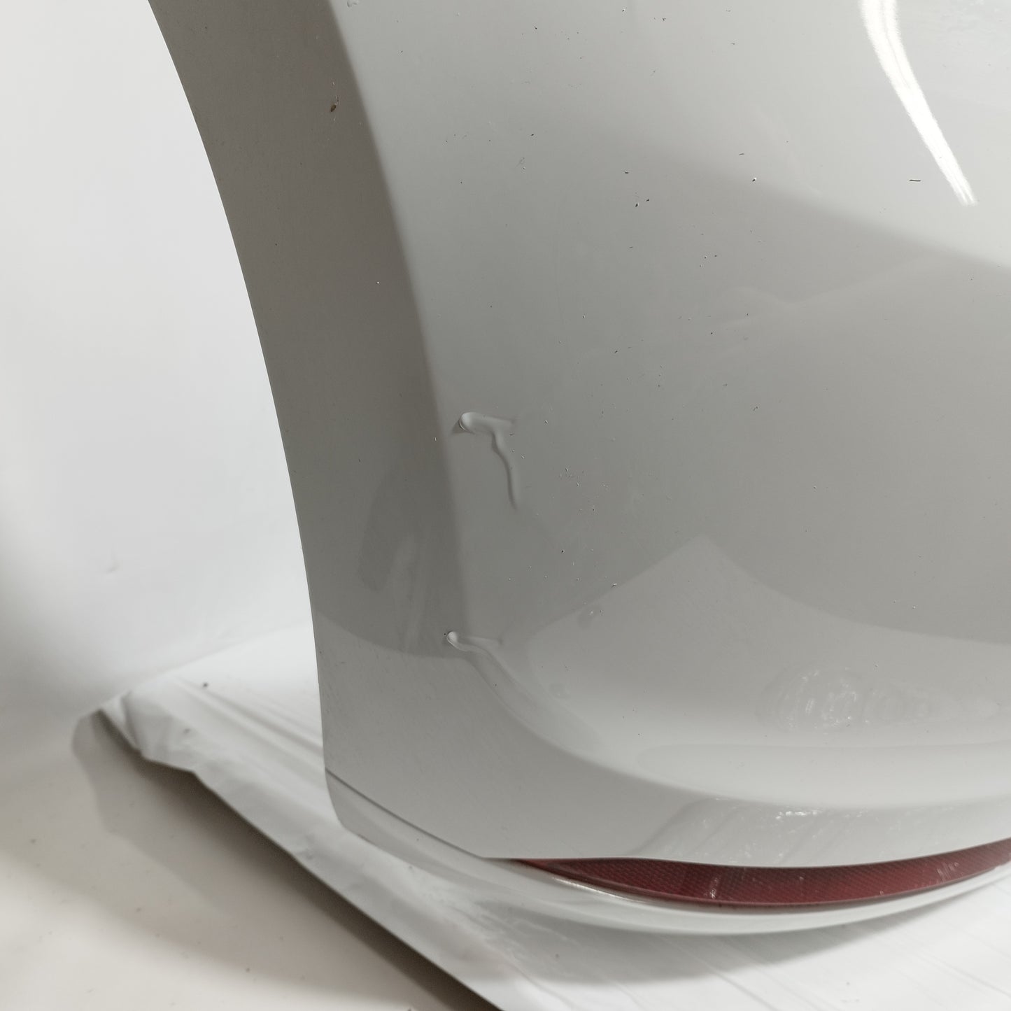 Rear Bumper White Volkswagen Polo 2016 ecoAC12243