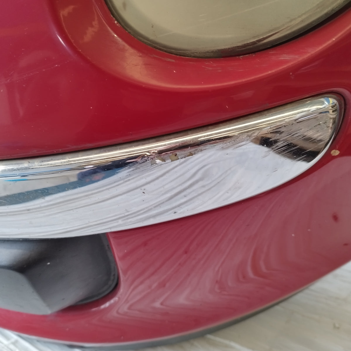 Paraurti anteriore rosso Fiat 500 (312) 2007-2015 ecoAC17639