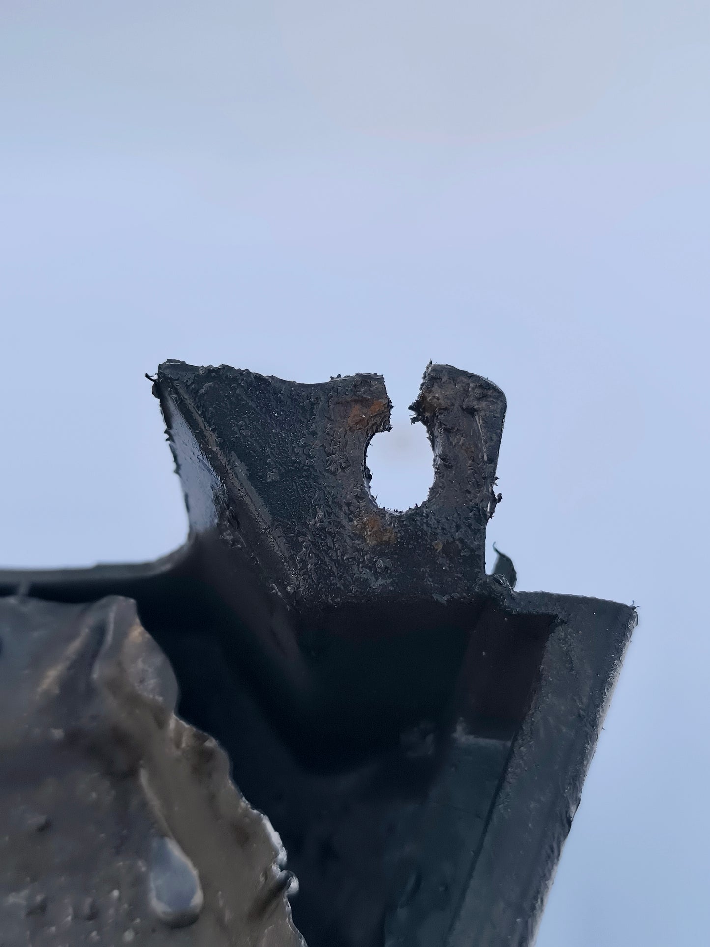 Rear bumper center silver gray Smart 450 ecoAG6428