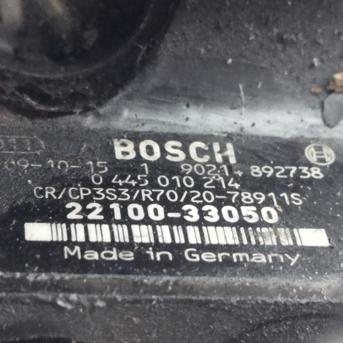 Pompa Common Rail Toyota Yaris 1.4 D 2009 cod: 0445010214 ecoAC14891